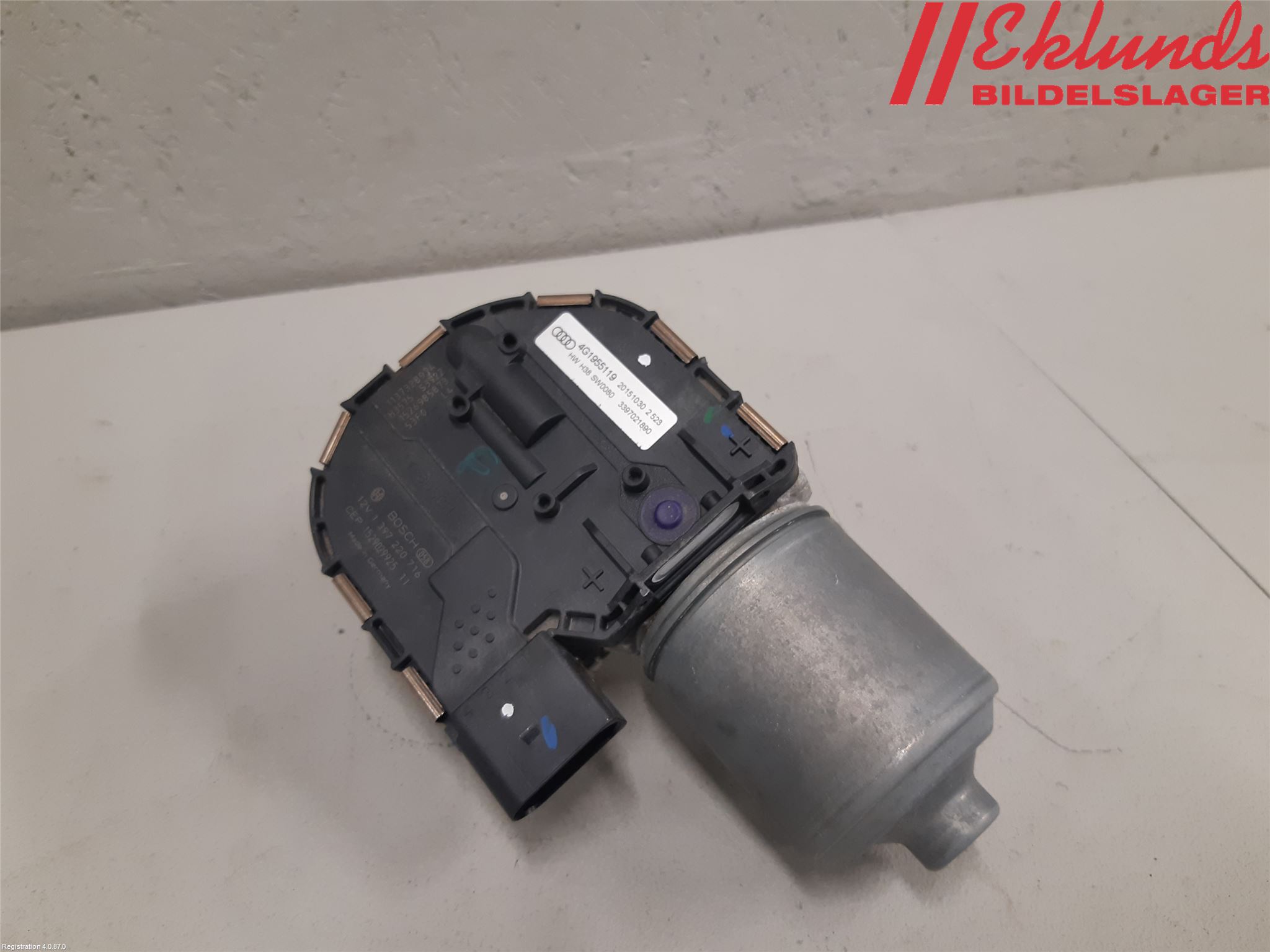 Audi A6/S6 4G 11-18 Torkarmotor Vindruta