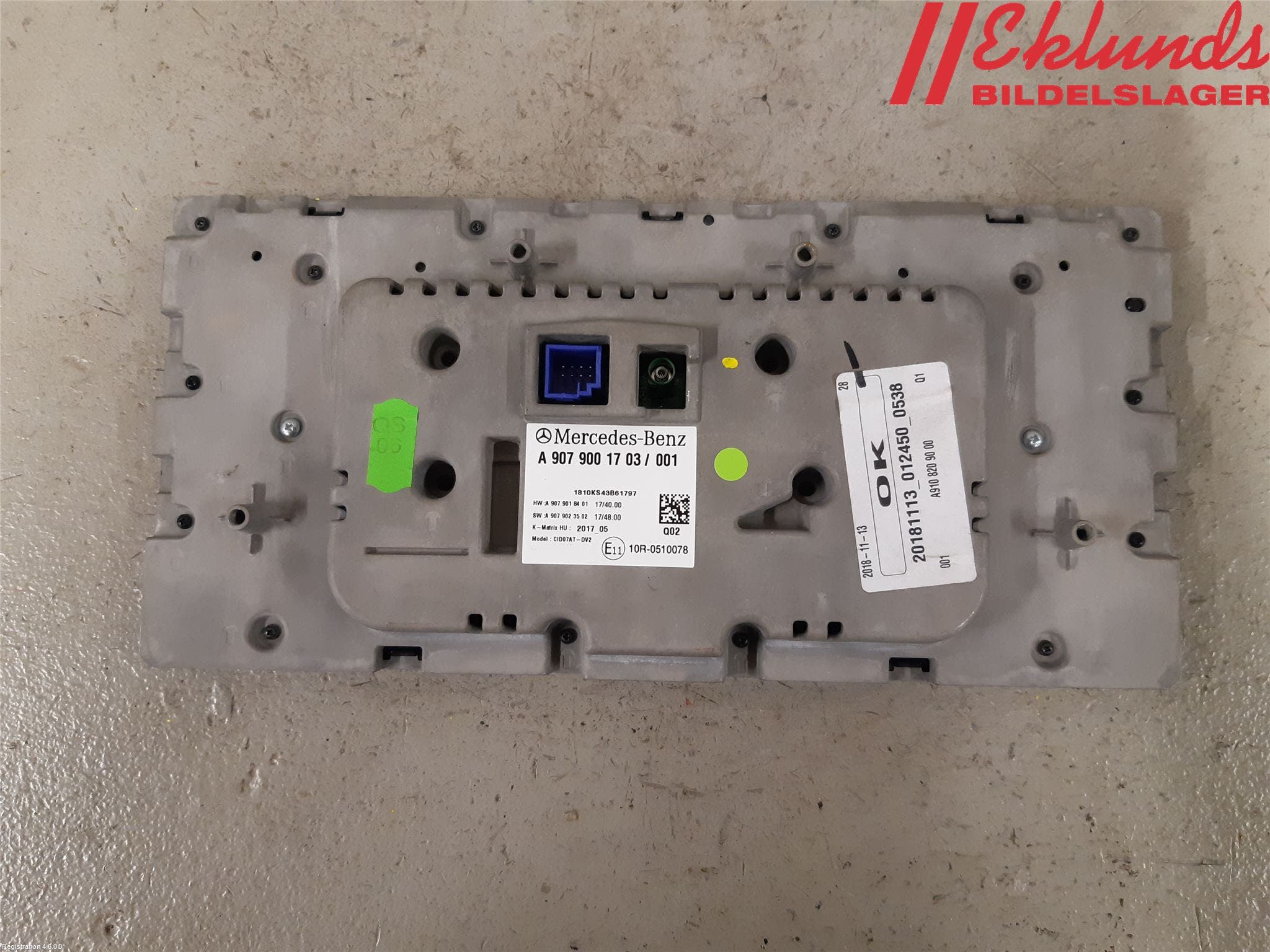 Mercedes-Benz MB SPRINTER (W907/W910) 19- Bildskärm