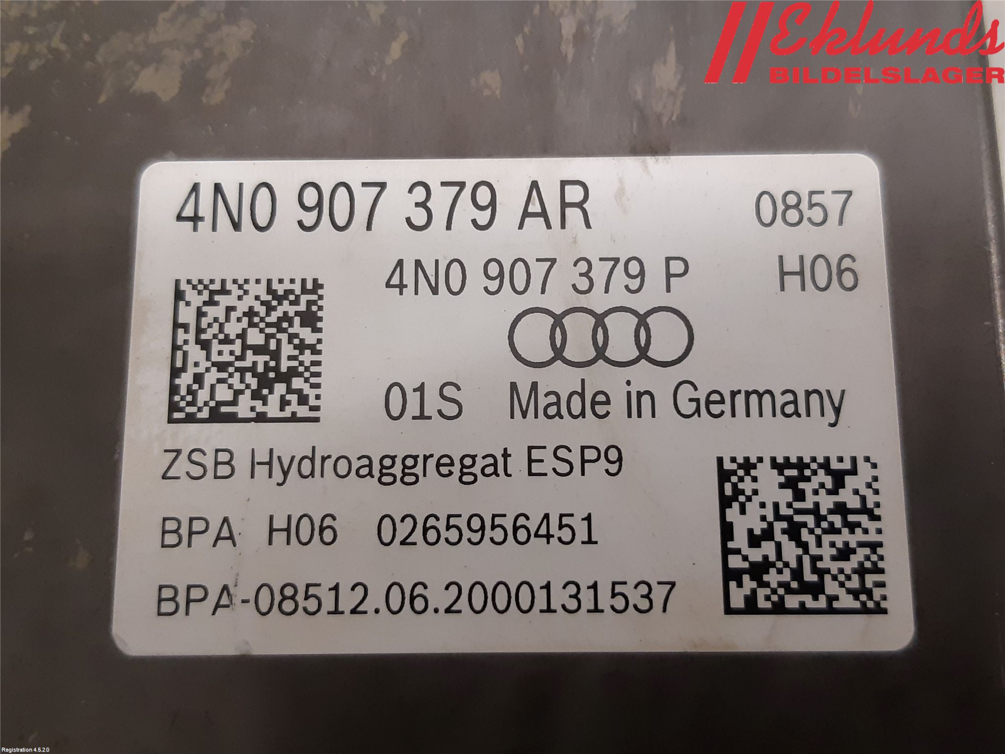 Audi A6 F2/C8 19- Abs Hydraulaggregat