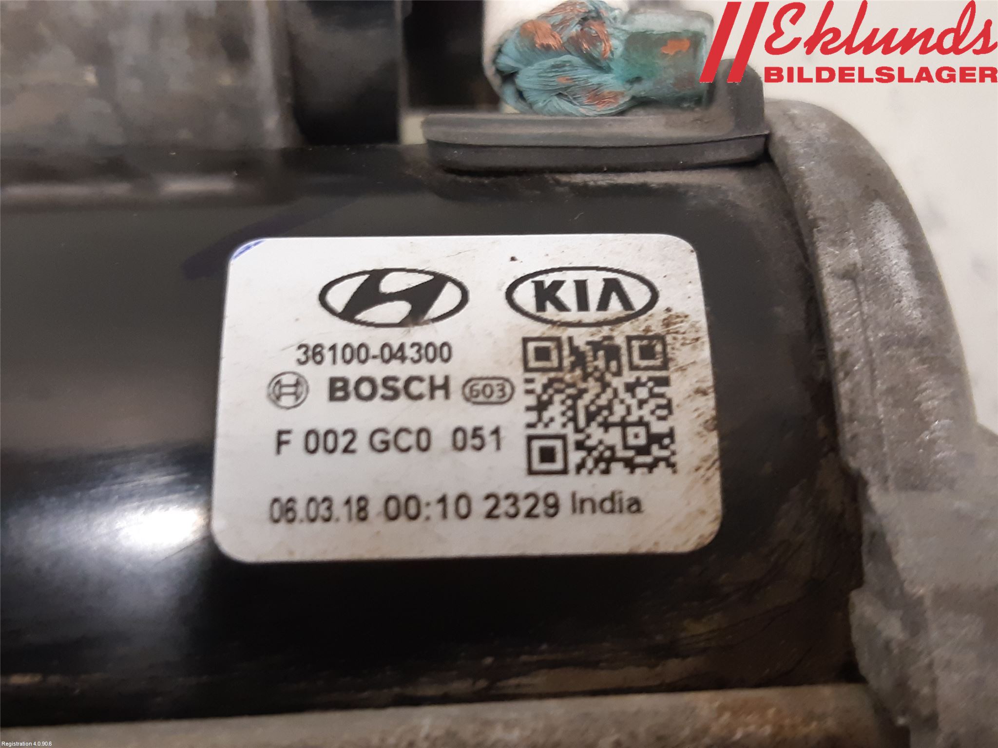 Kia PICANTO 17- Startmotor