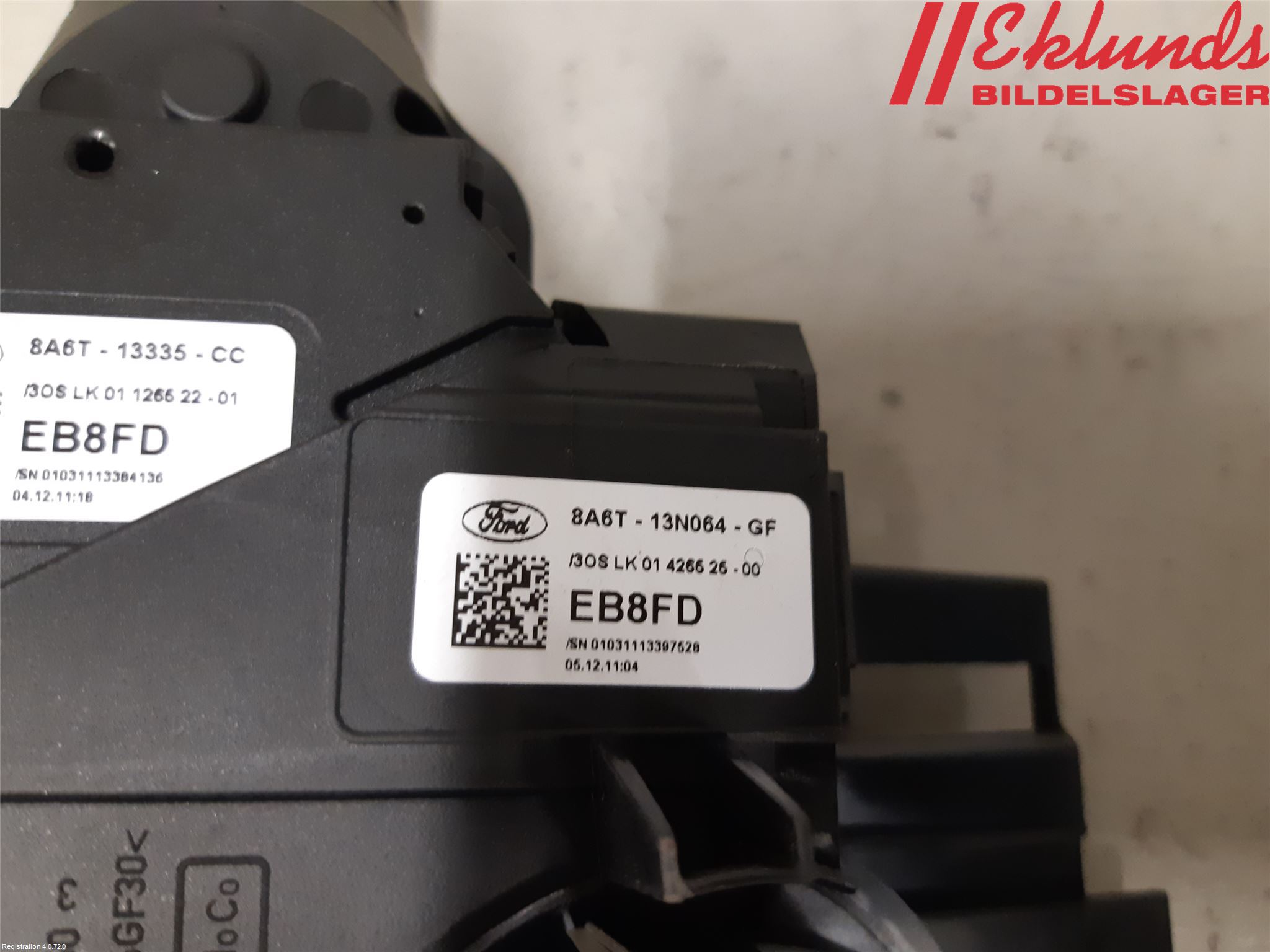 Ford FIESTA 09-12 Spak Torkar-Spolomk
