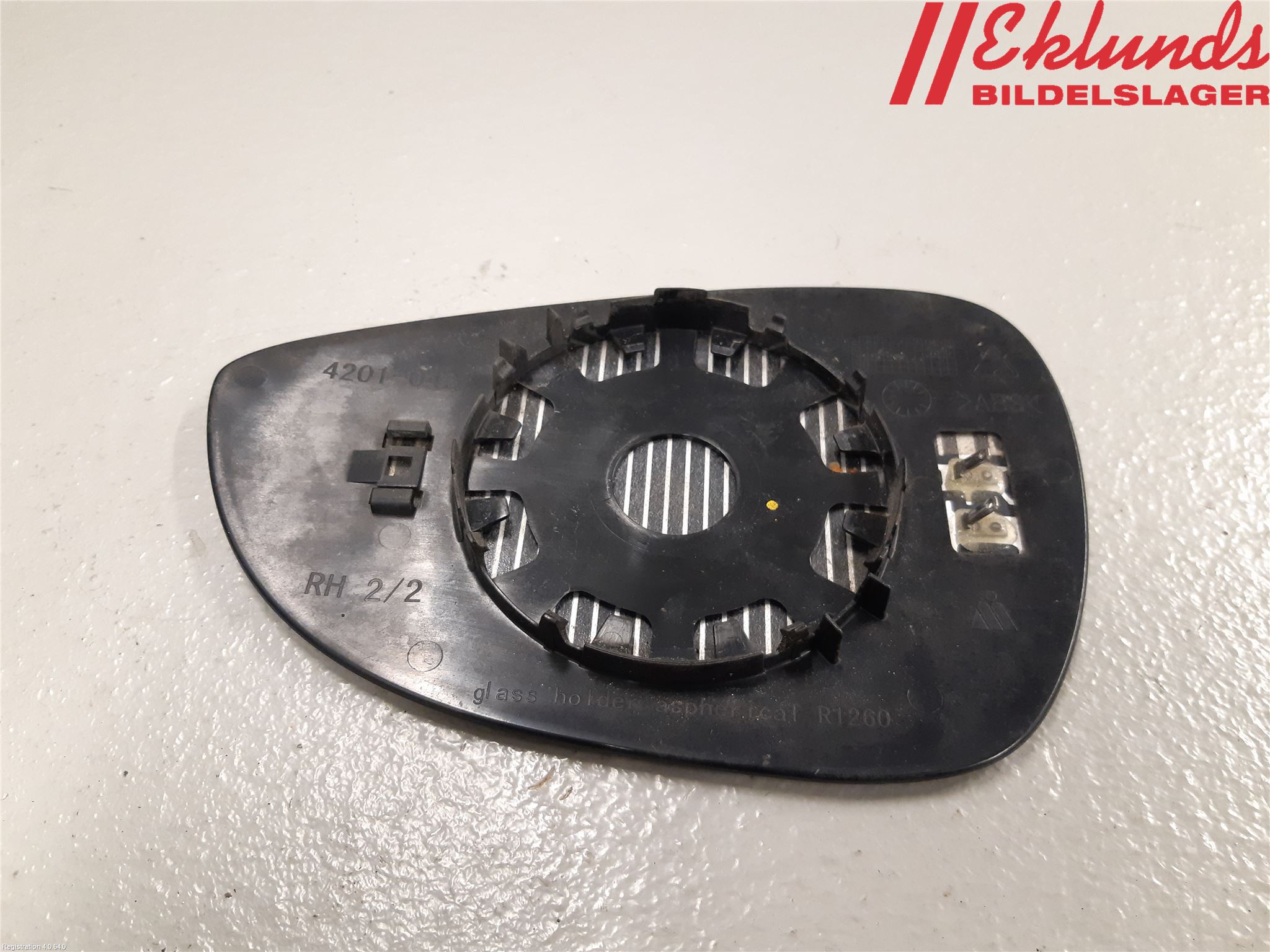 Ford FIESTA 09-12 Spegelglas Hö