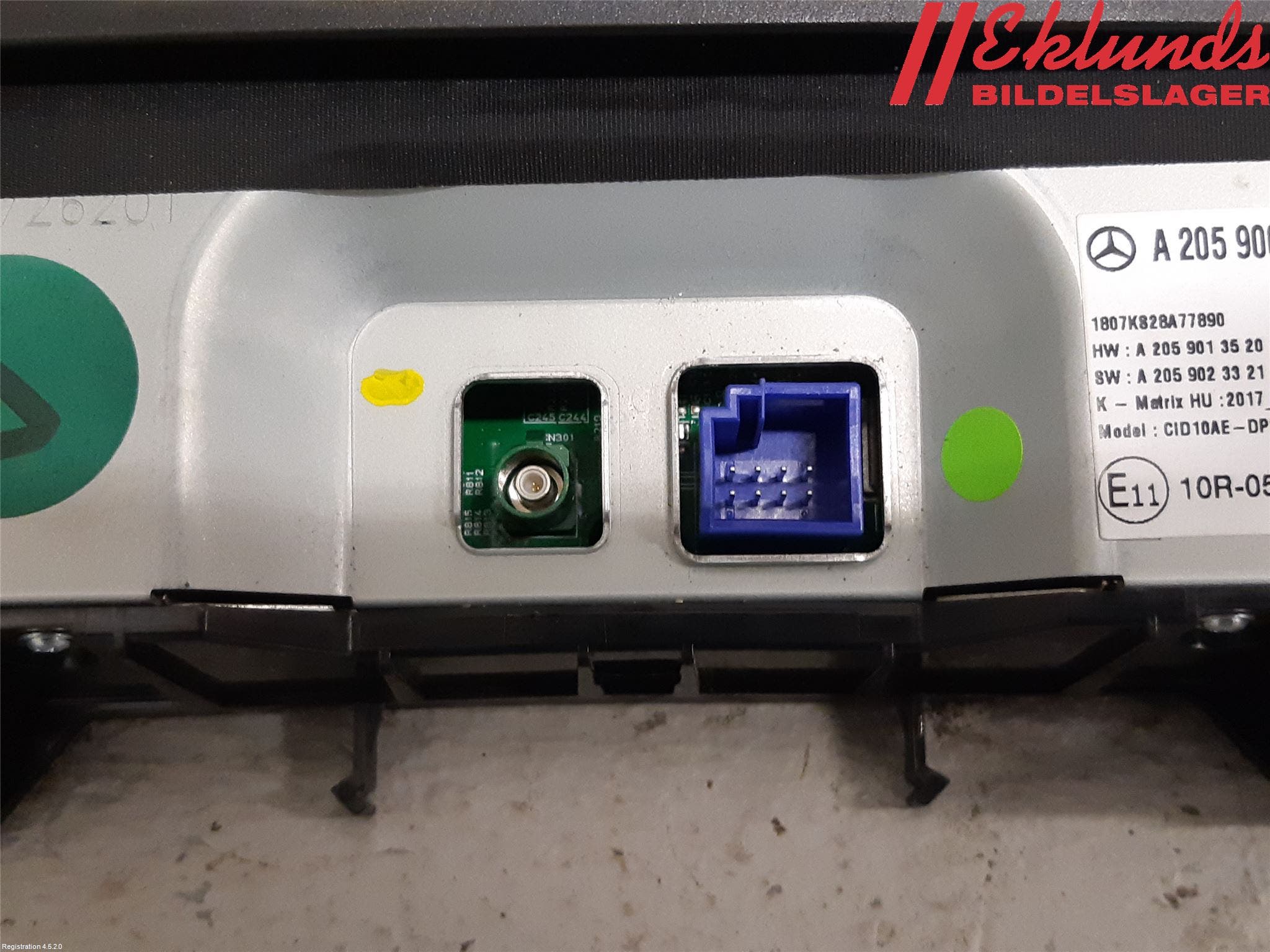 Mercedes-Benz MB C-KLASS (W205) 14-21 Multifunktionsdisplay