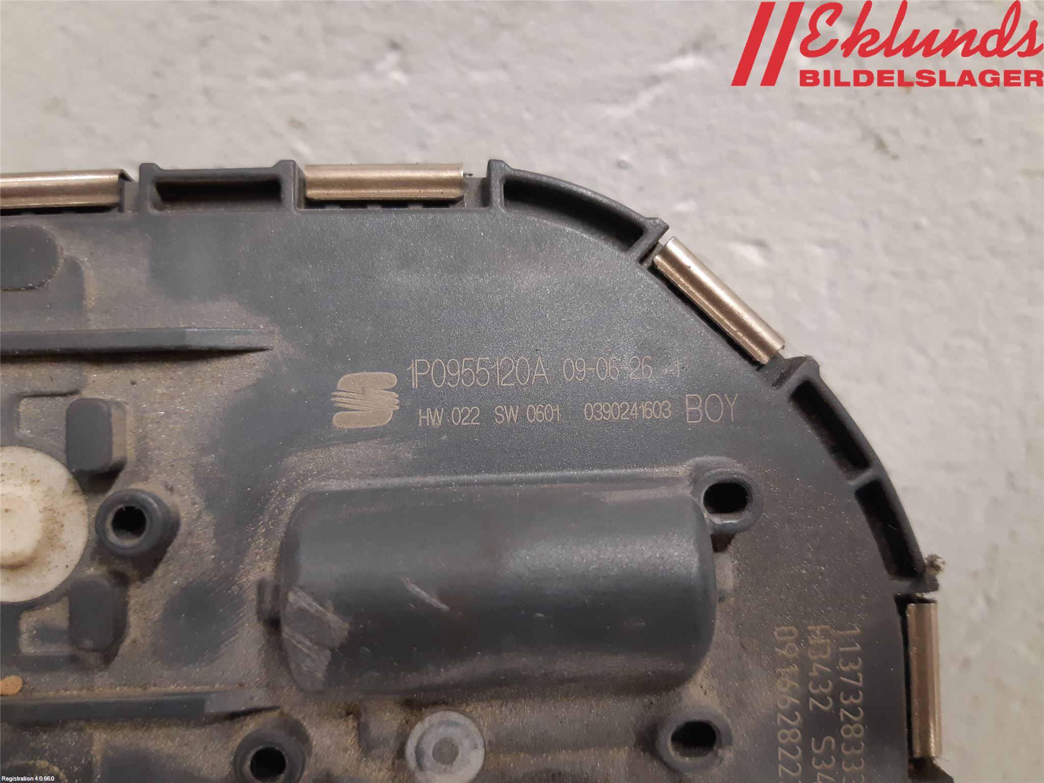 Seat LEON 06-12 Torkarmotor Vindruta