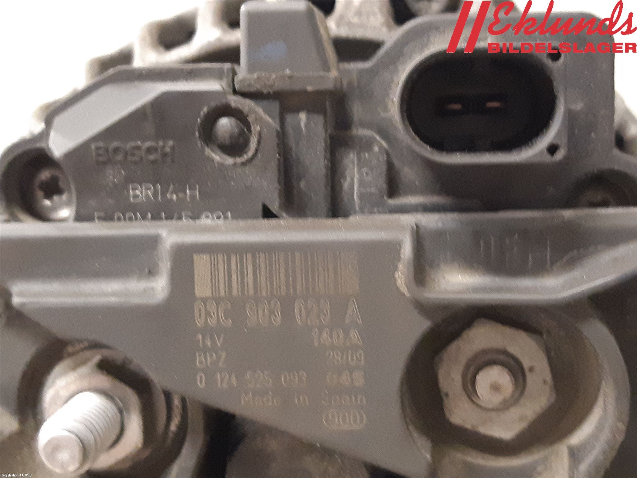Volkswagen VW GOLF VI 09-13 Generator