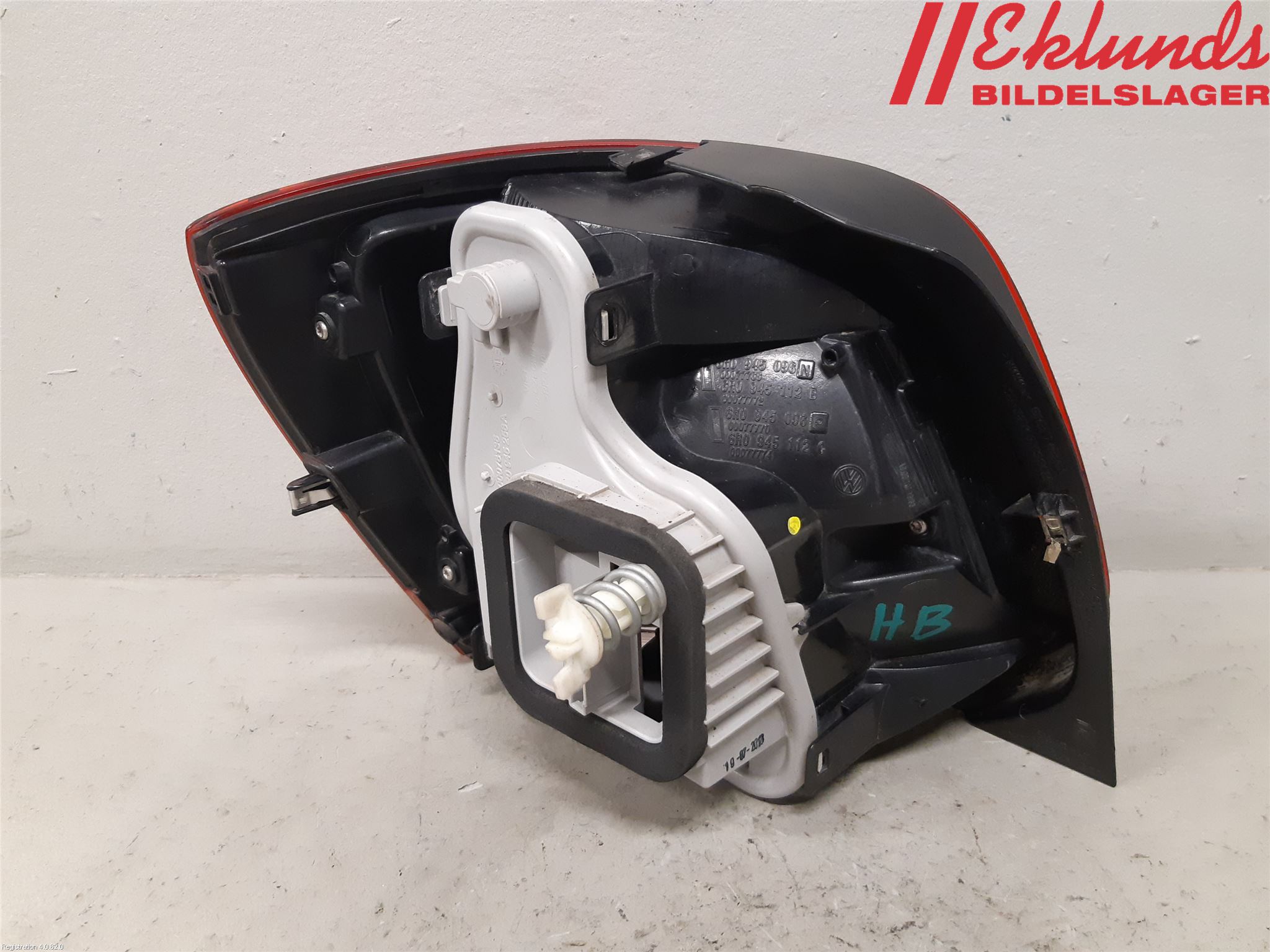 Volkswagen VW POLO 10-17 Bakljus Höger