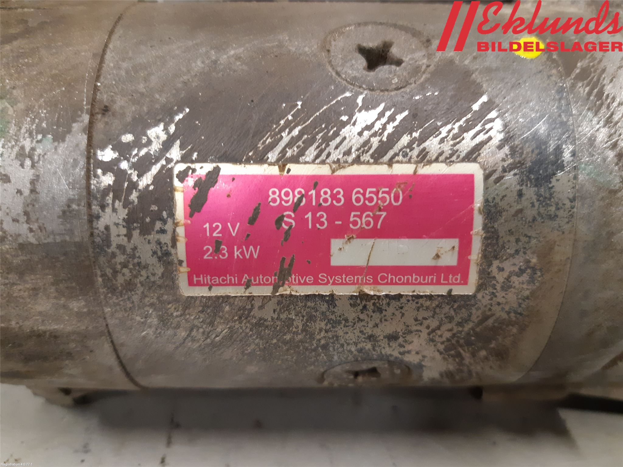 Isuzu D-MAX Startmotor Diesel