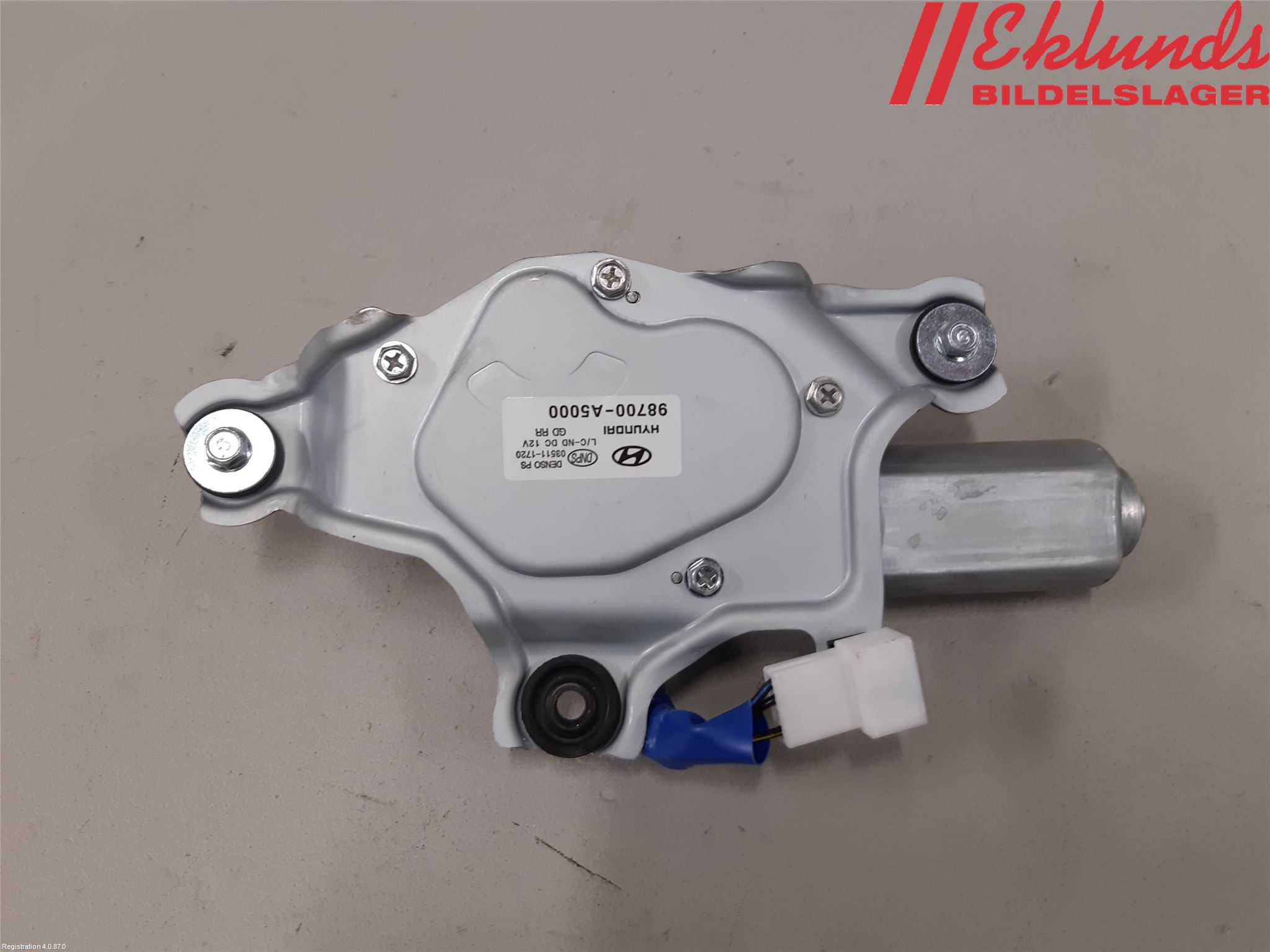 Hyundai i30 GD 13-17 Torkarmotor Baklucka
