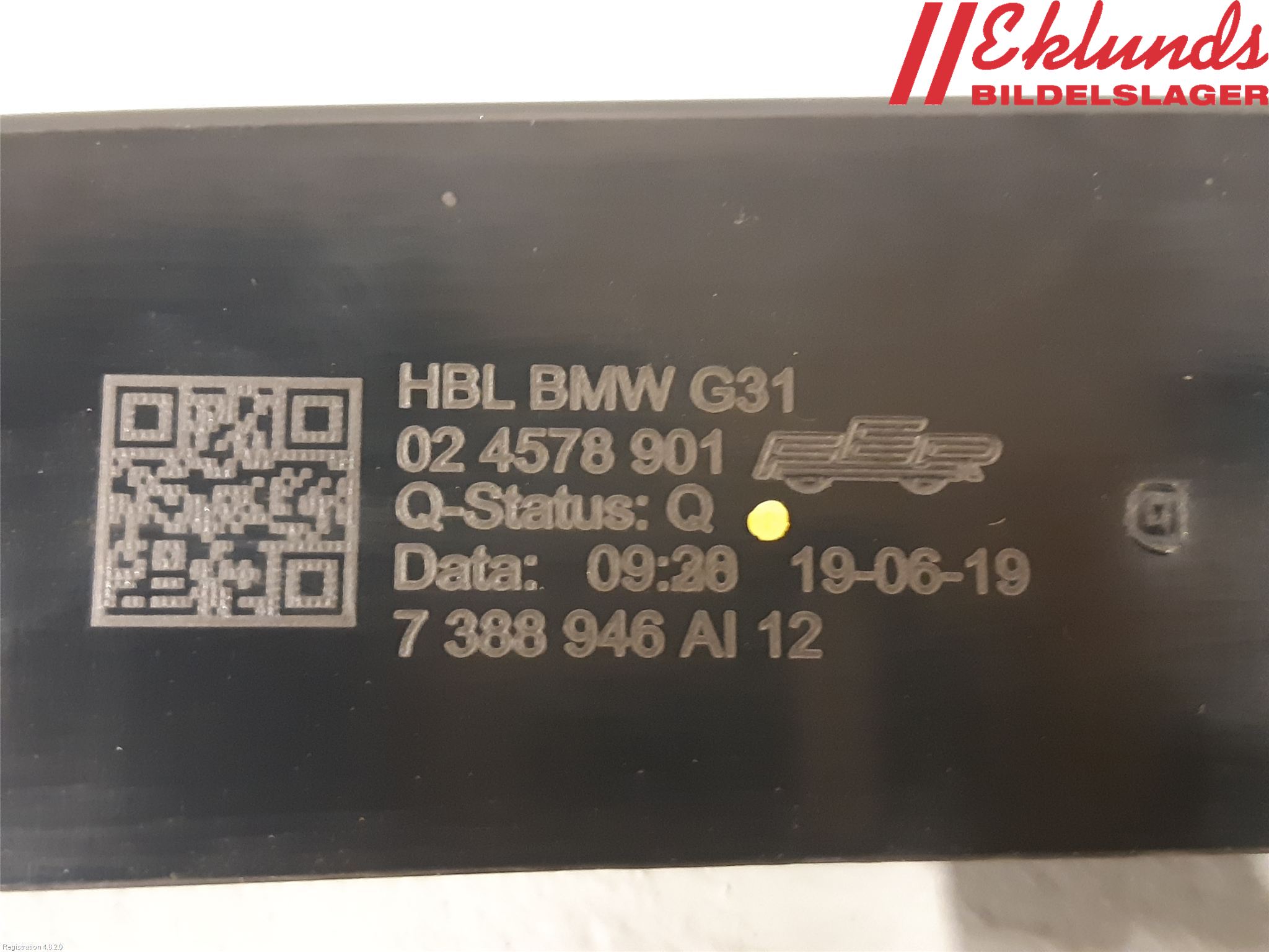 BMW 5 G30/G31/F90 17-23 Bromsljus Bakruta