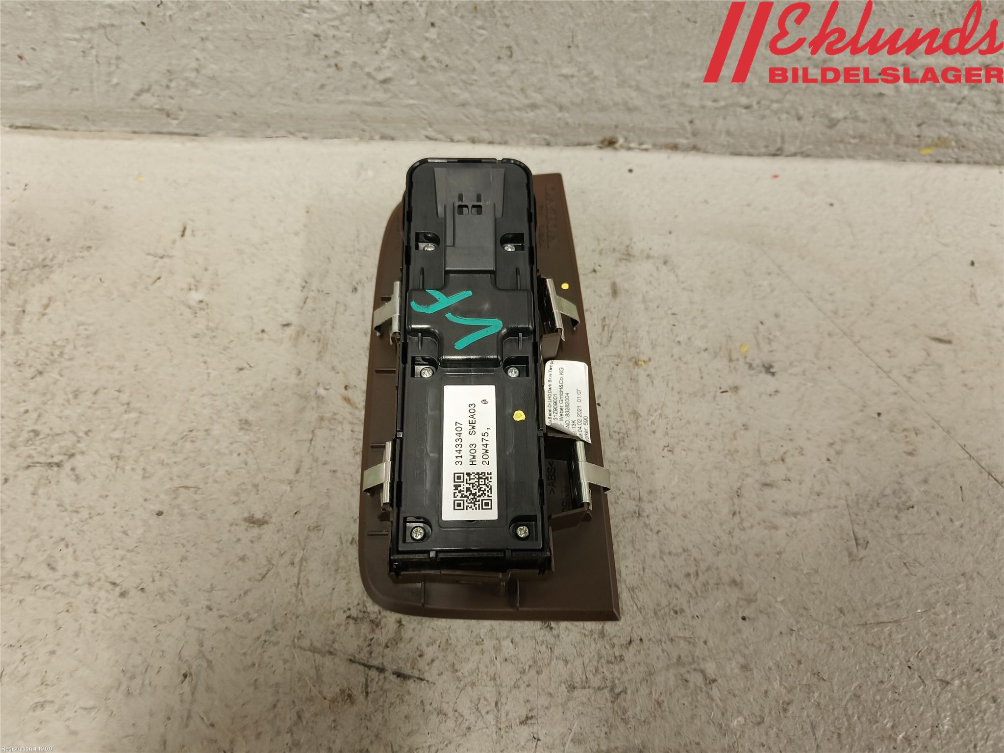 Volvo XC60 18- Strömställare Elhiss