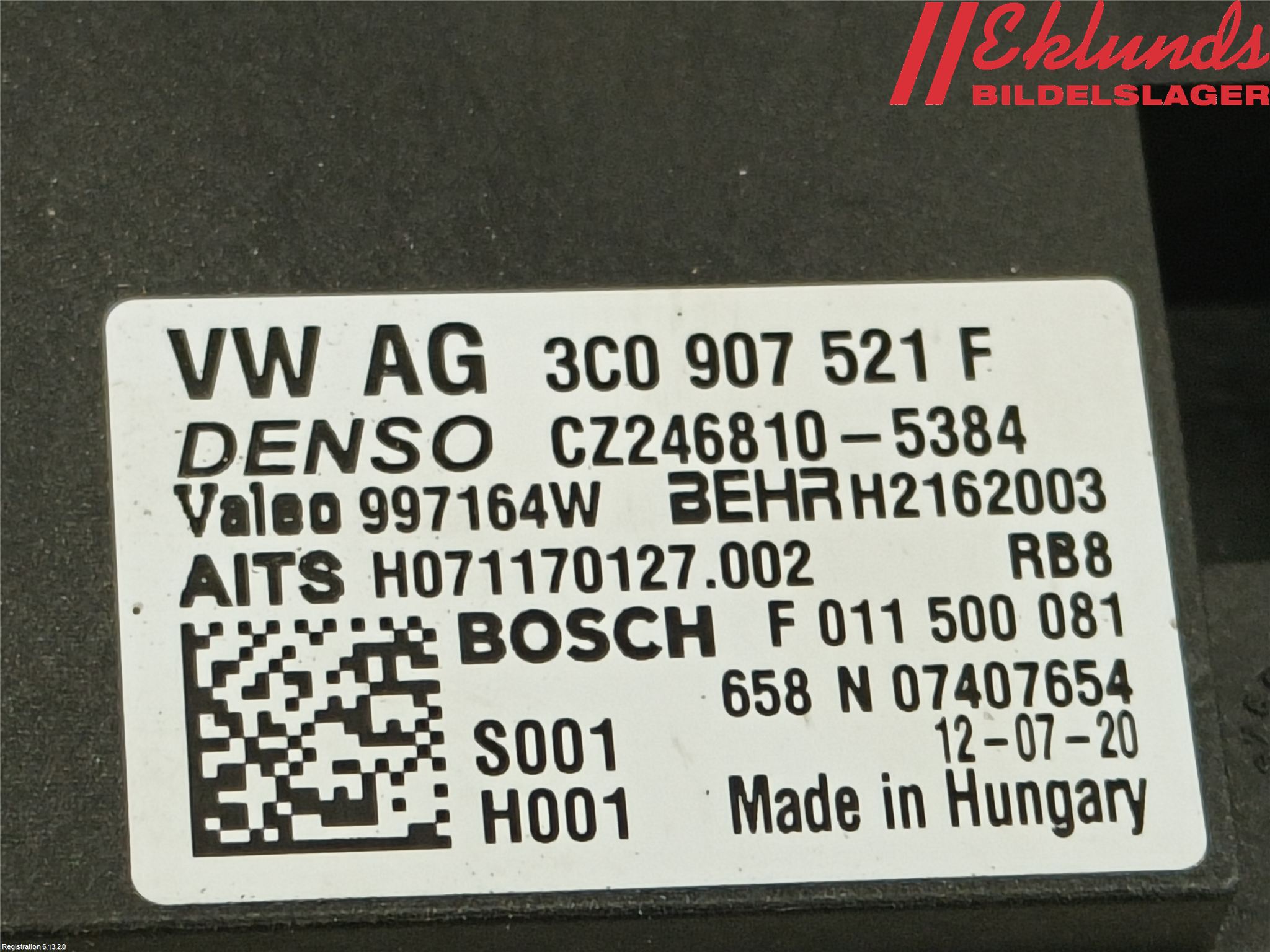 Audi A3/S3 05-13 Värmefläktsmotstånd