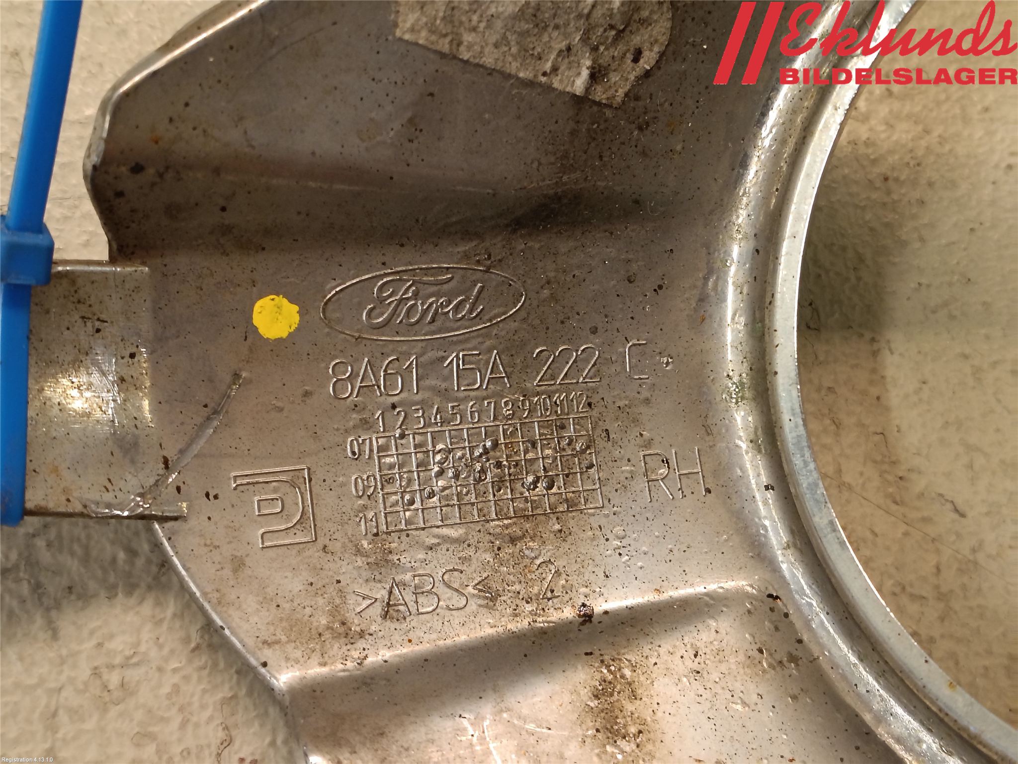 Ford FIESTA 09-12 Dimljussarg Fram