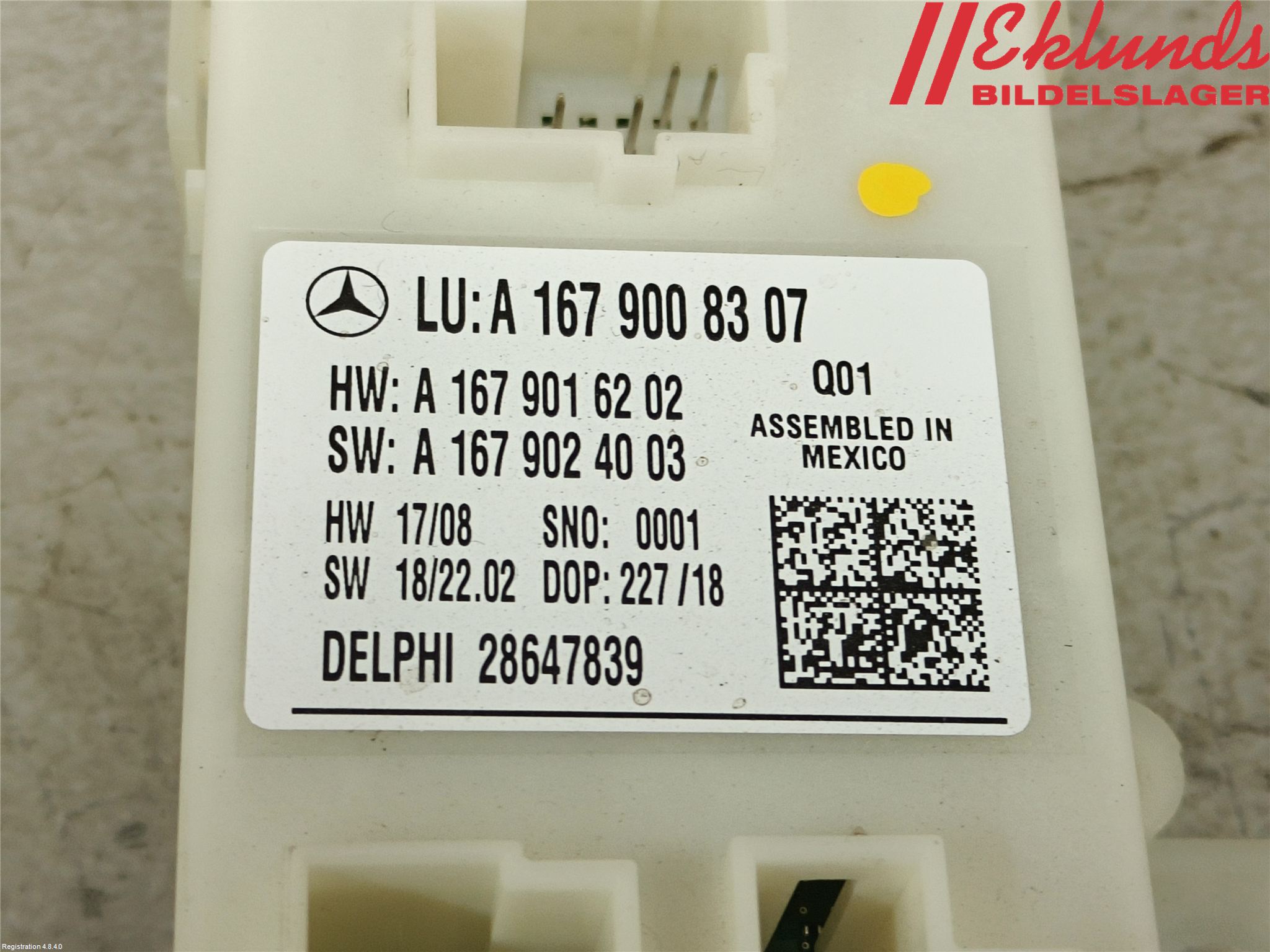 Mercedes-Benz MB GLE-KLASS (W167/V167/C167) 19- Styrenhet Baklucka