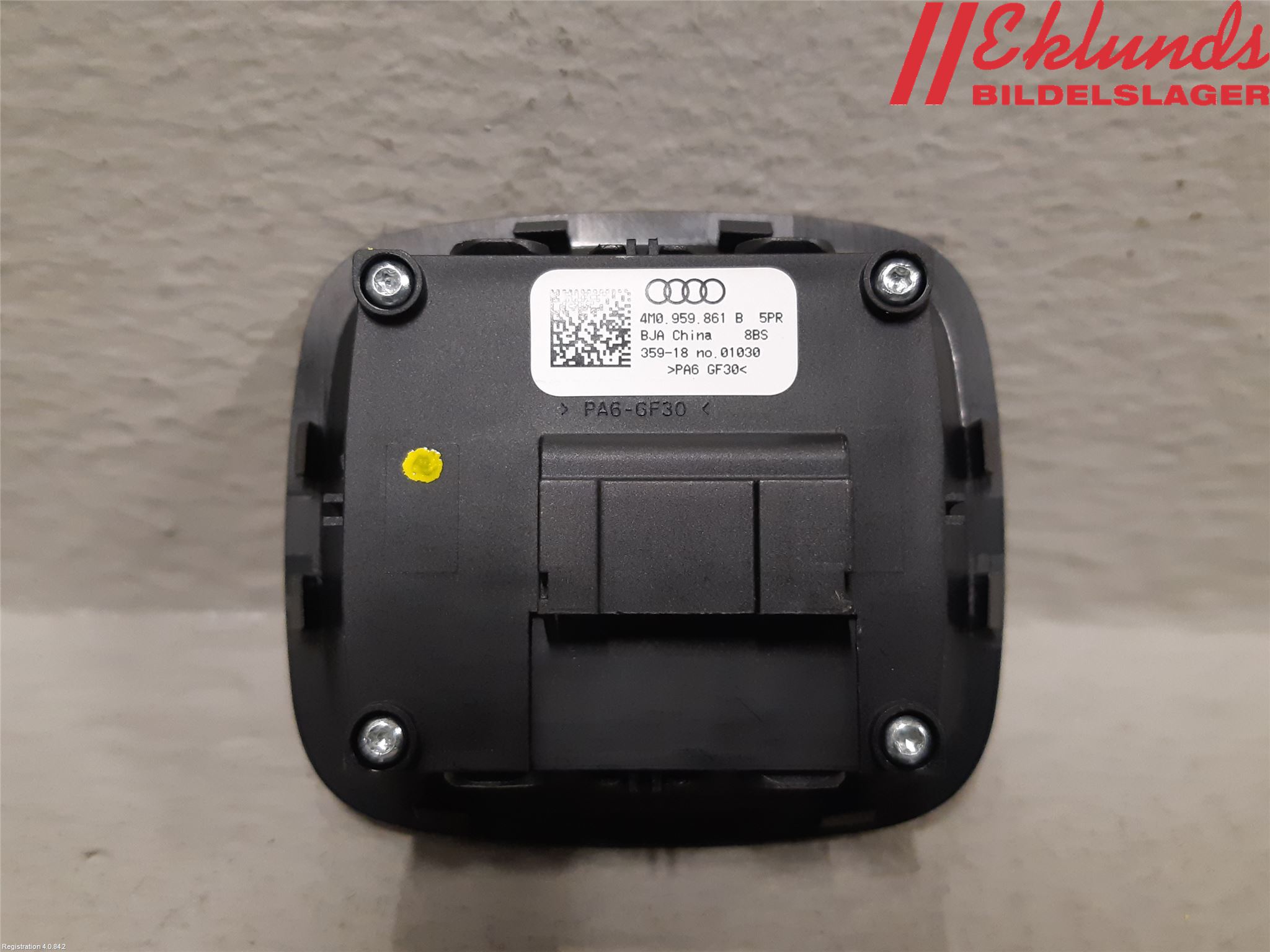 Audi Q7/SQ7 Strömställare Stolregler