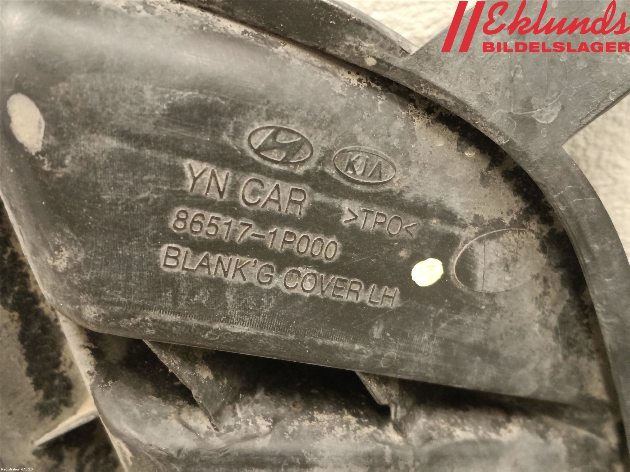Kia VENGA 10-19 Stöt Utfyllnad-List-Grill