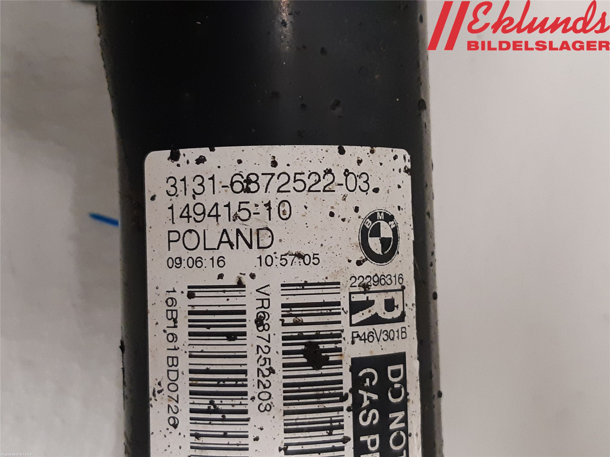 BMW 2 F45 Active Tourer 14-21 Fjäderben Fram Höger
