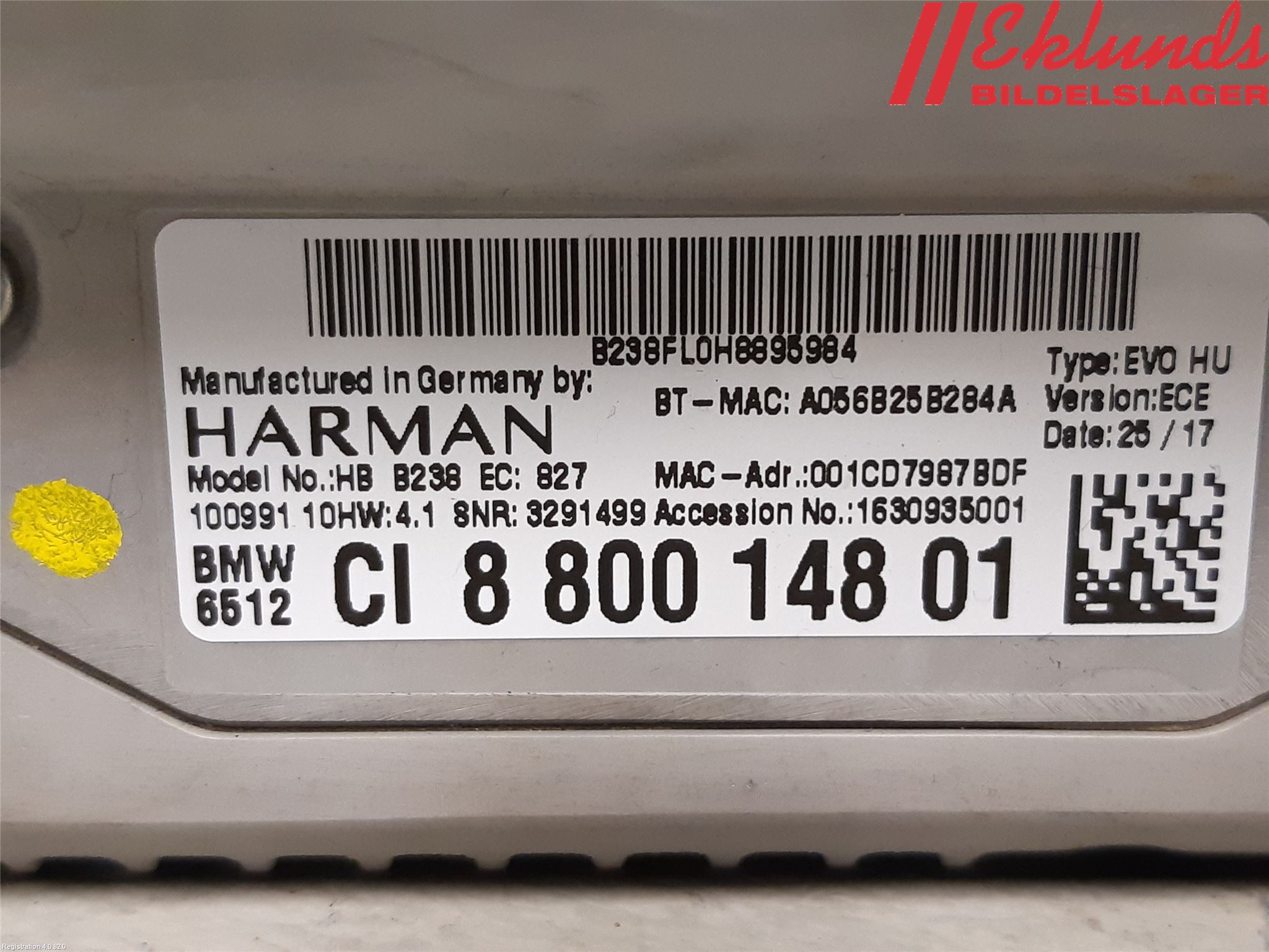 BMW 5 G30/G31/F90 17-23 Cd Radio - Multimediapanel