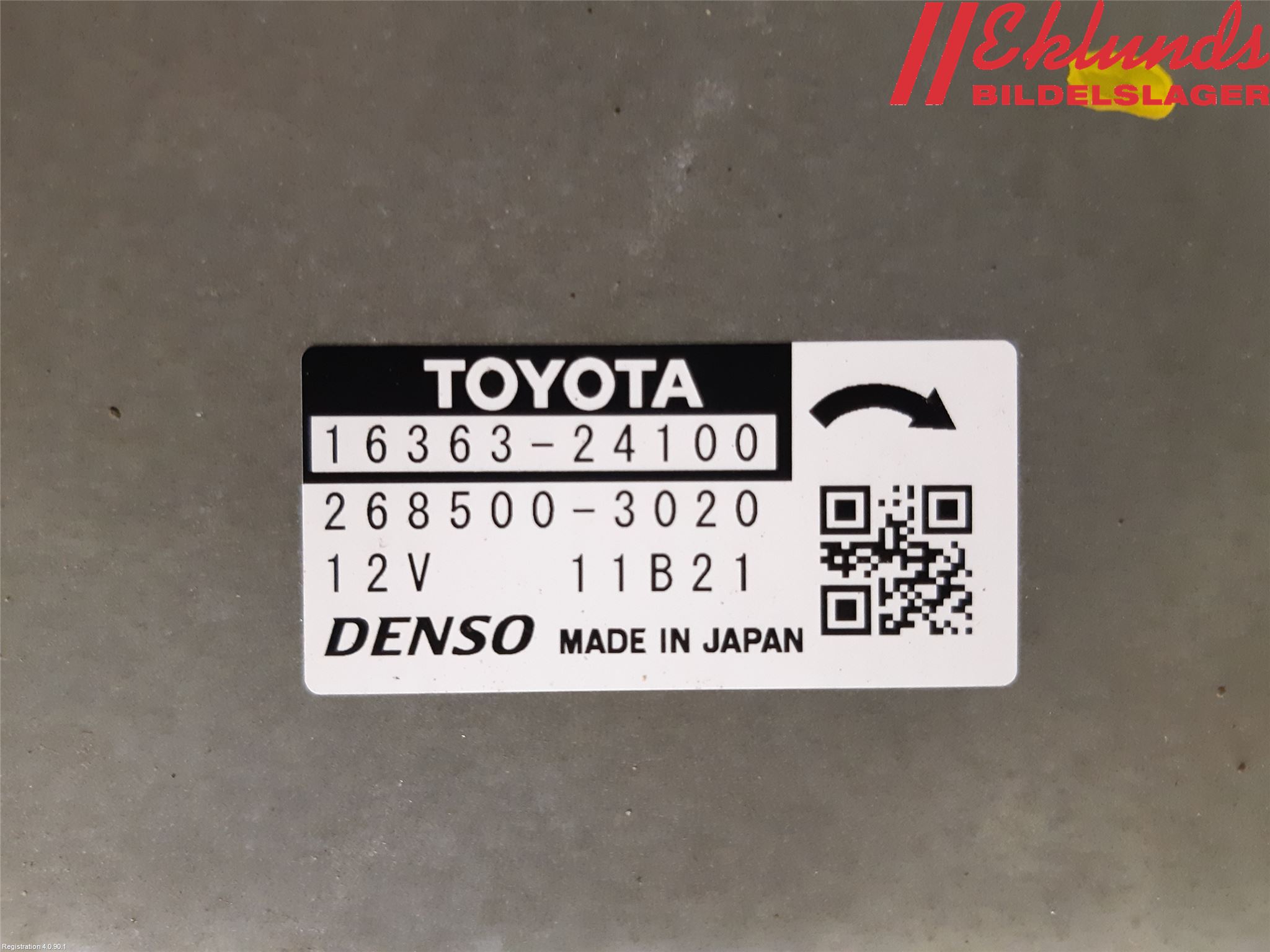 Toyota COROLLA 19- Kylfläkt El