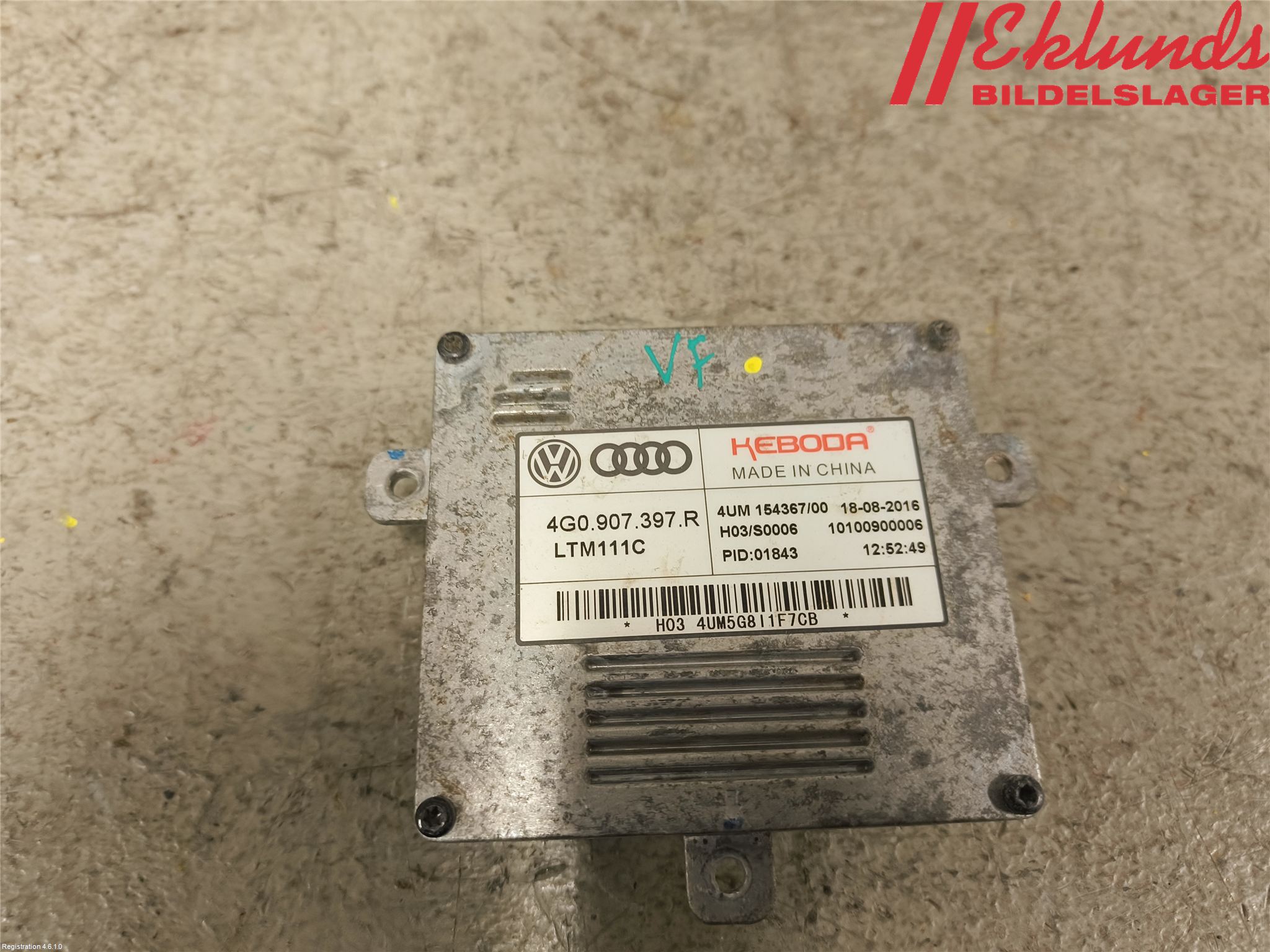 Audi A3/S3 8V 13-20 Styrenhet Strålkastare