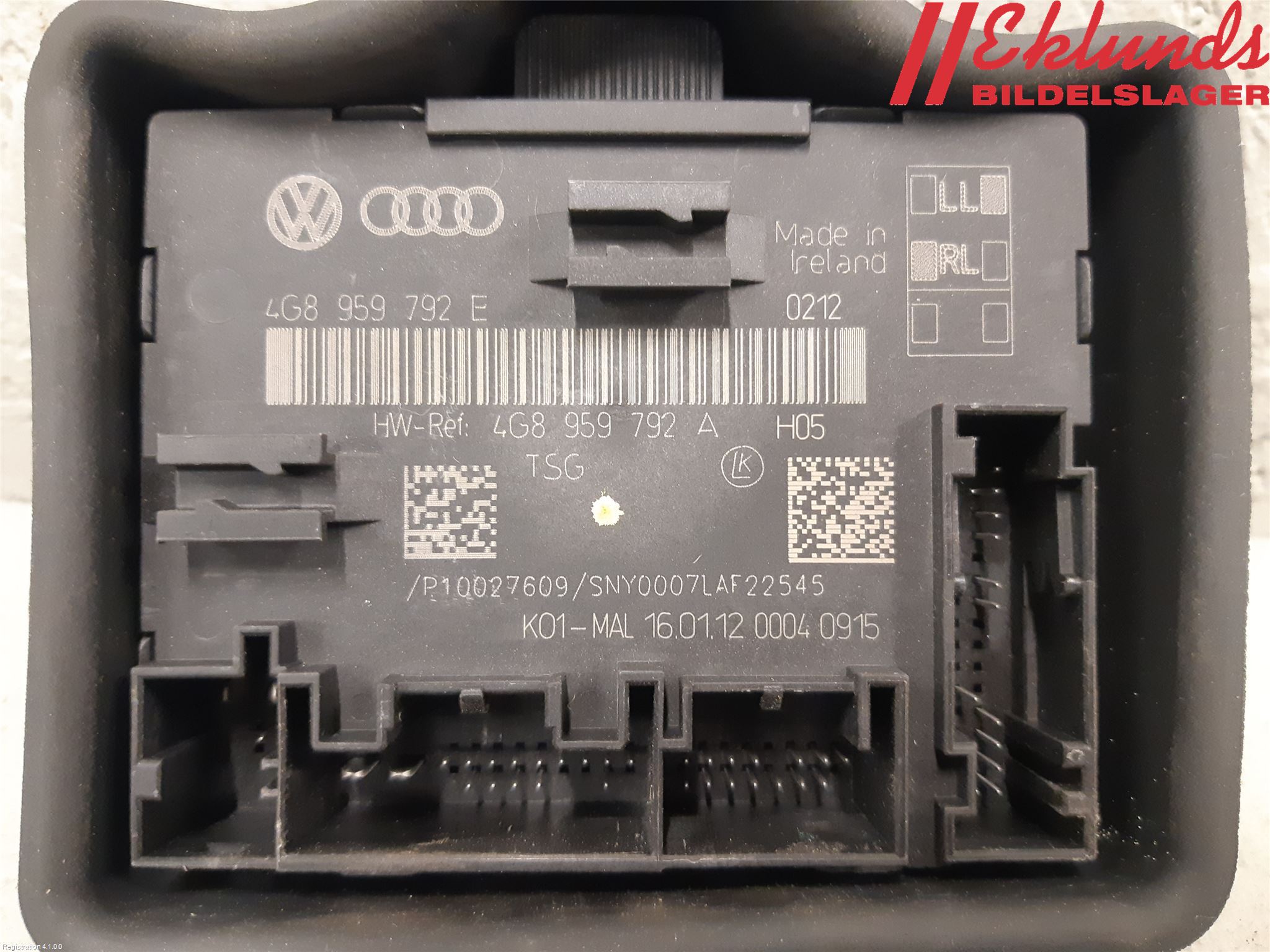 Audi A6/S6 4G 11-18 Styrenhet Dörr