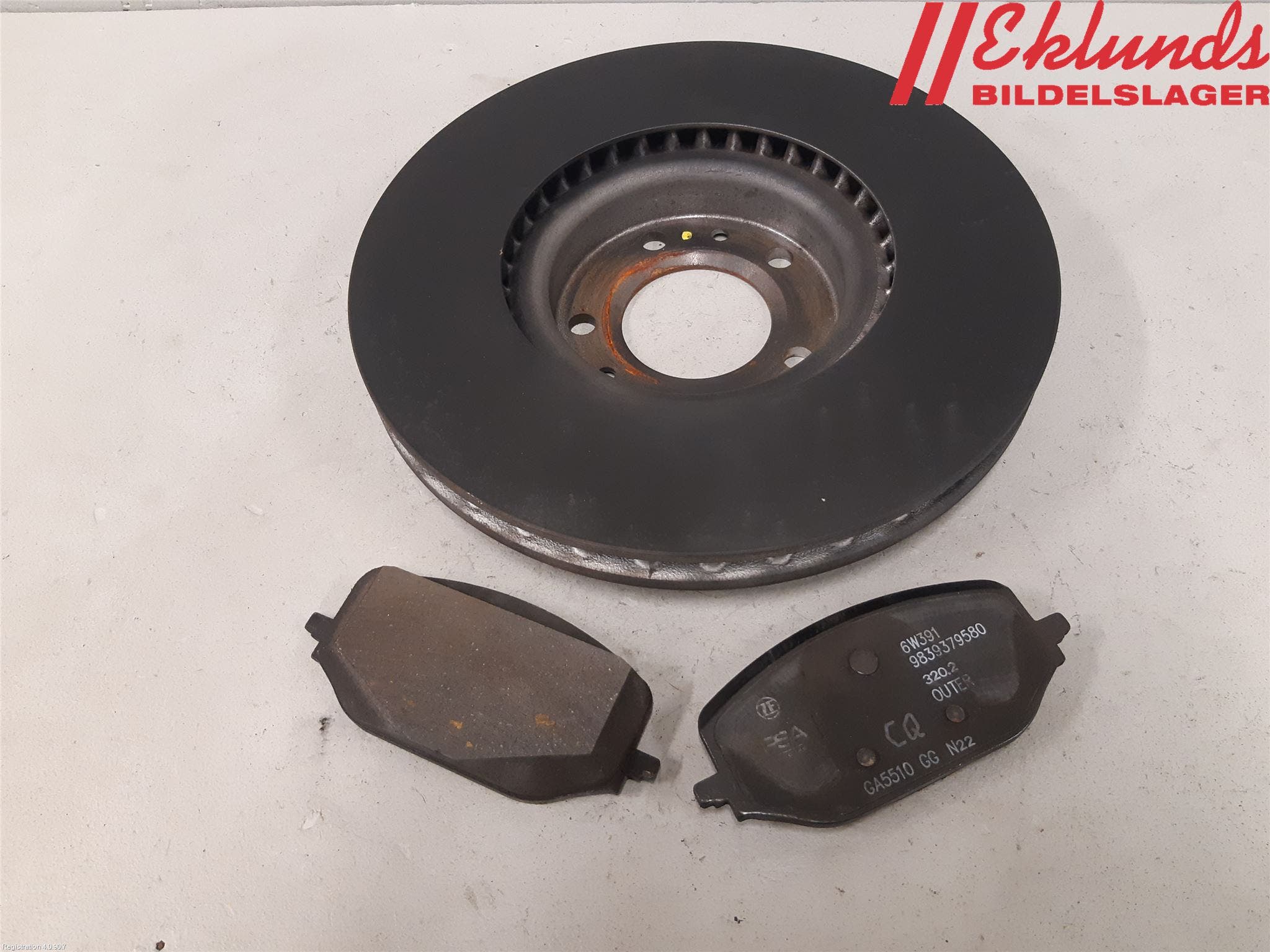 Toyota PROACE CITY 20- Bromsskiva Fram