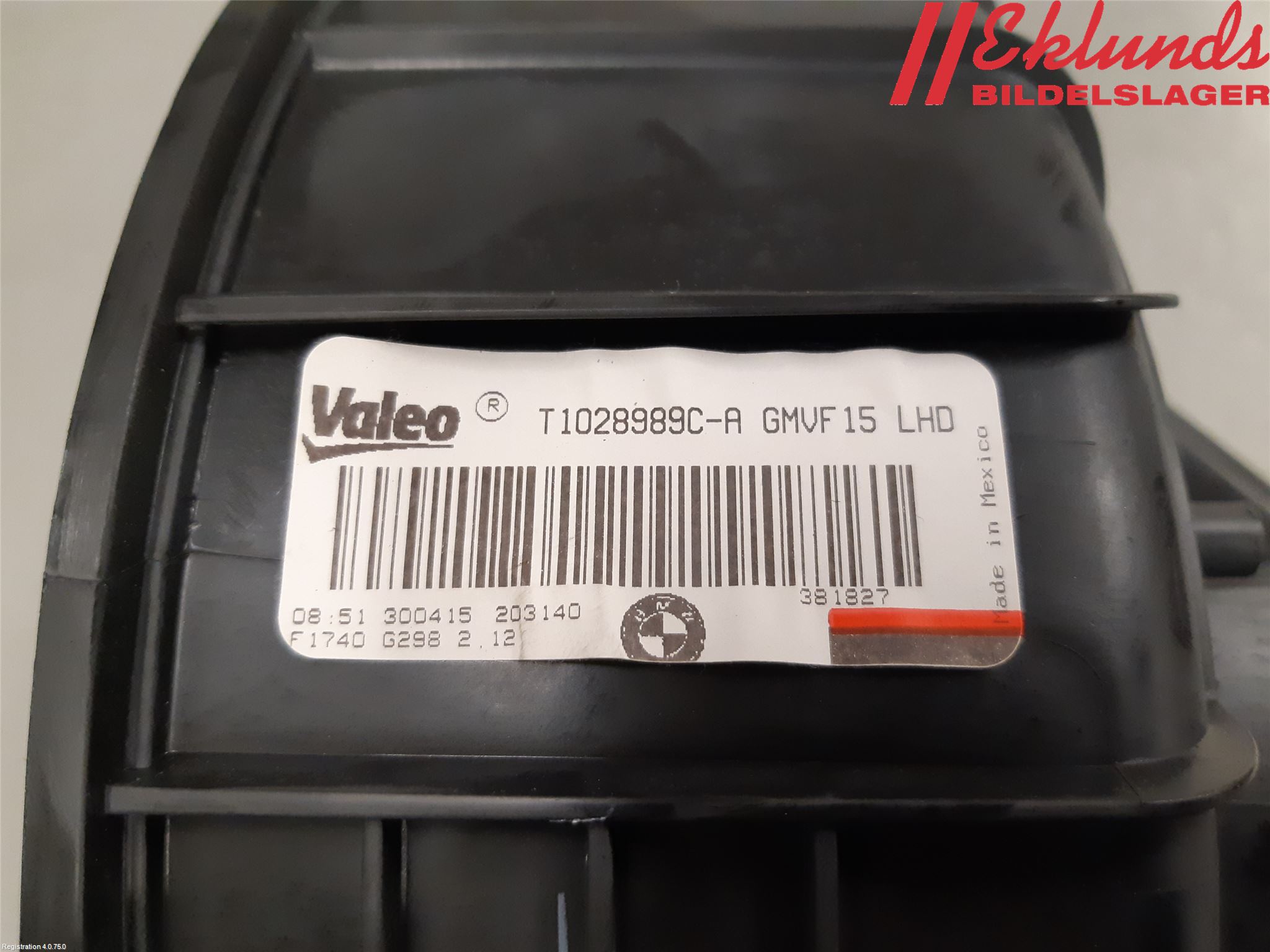 BMW X6 F16 14-19 Värmefläkt