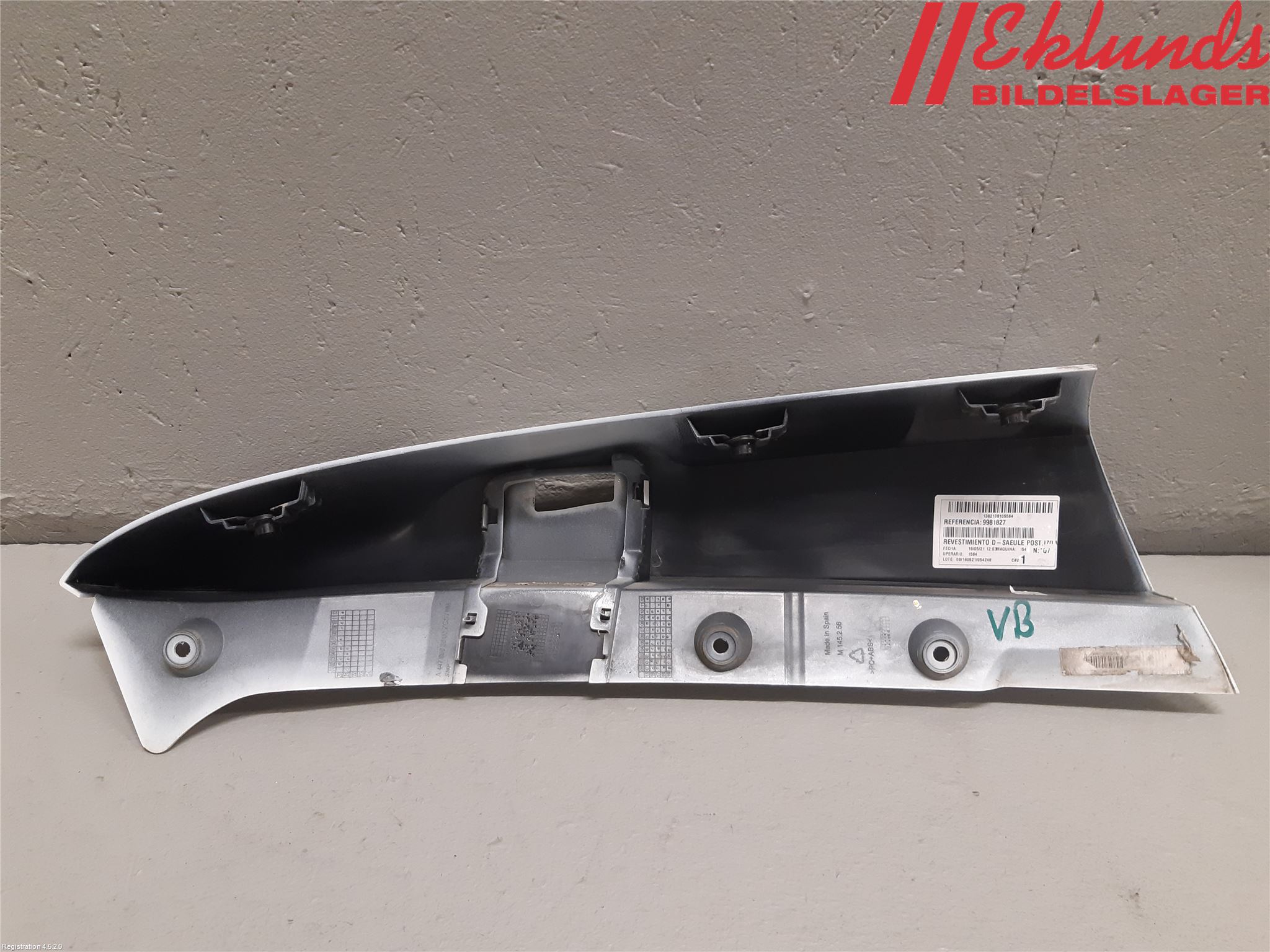 Mercedes-Benz MB VITO/V-KLASS (W640,W447,W448) 14- Skärm Hörn Utfyllnad Bak
