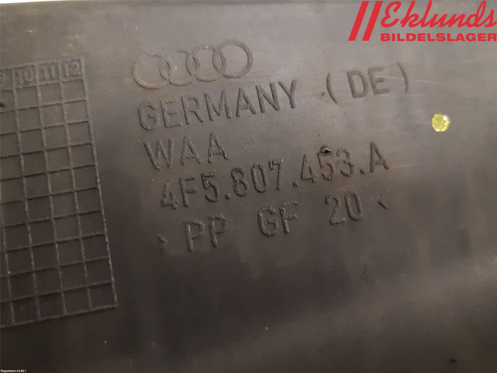 Audi A6/S6     05-11 Stötfångarfäste Bak Vä