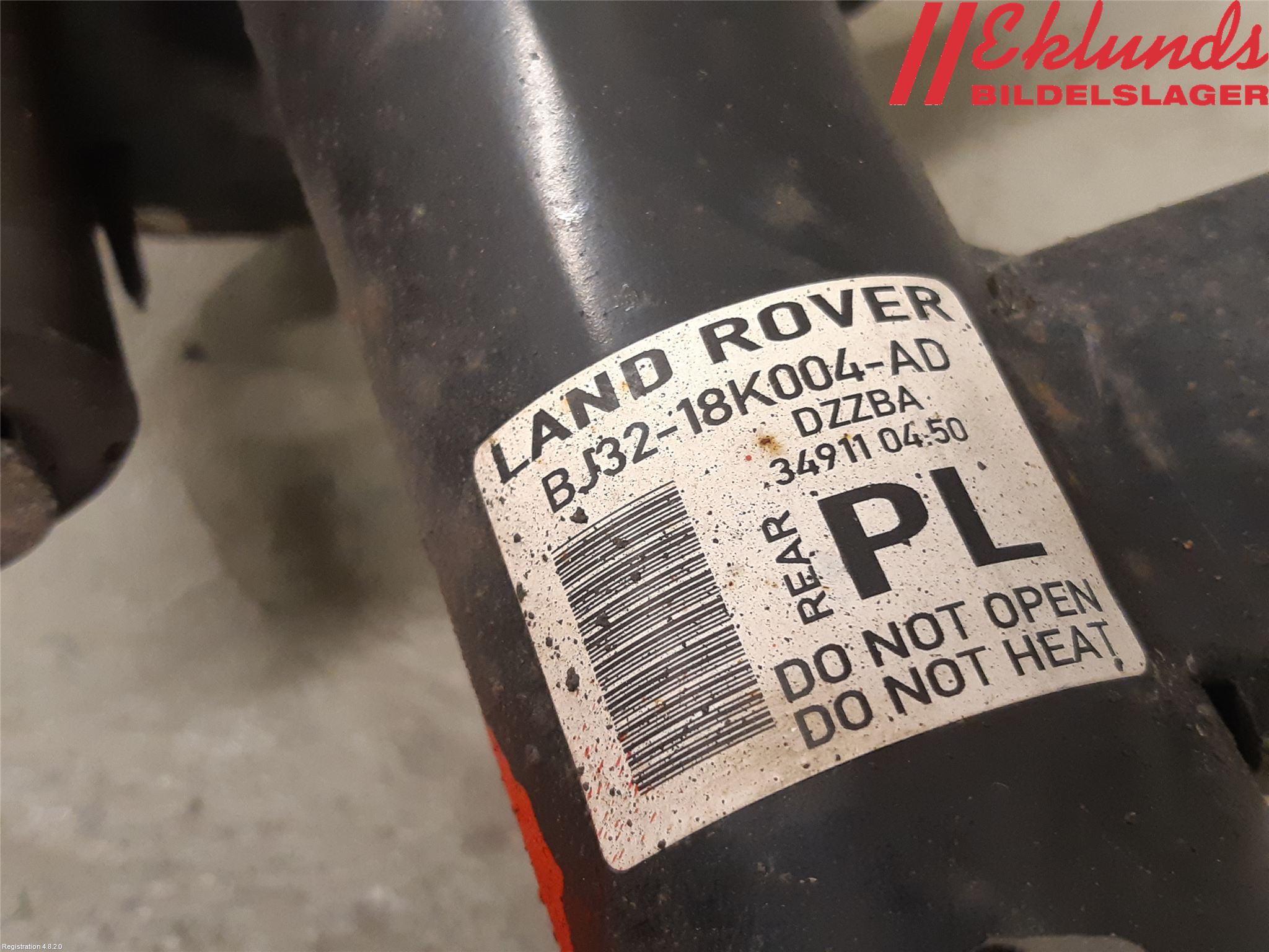 Landrover LAND ROVER RANGE ROVER EVOQUE (L538) 11-18 Fjäderben Bak Vänster