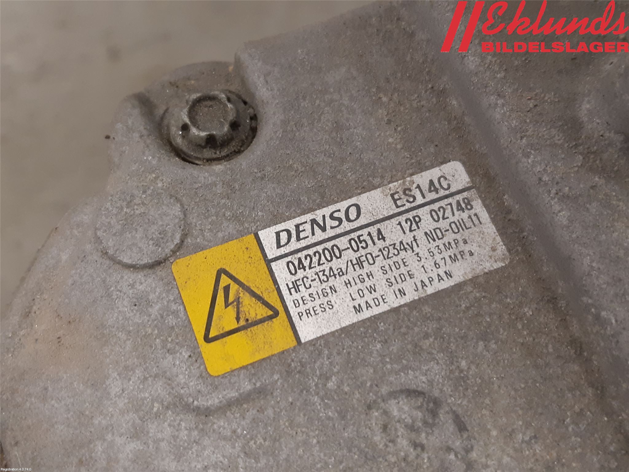 Toyota YARIS XP130 12-14 Ac Kompressor