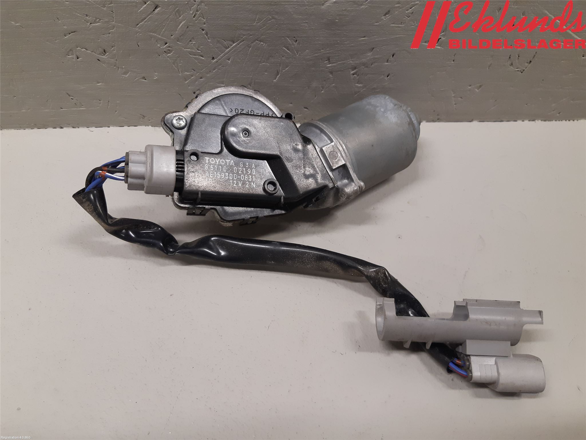 Toyota AURIS 10-12 Torkarmotor Vindruta