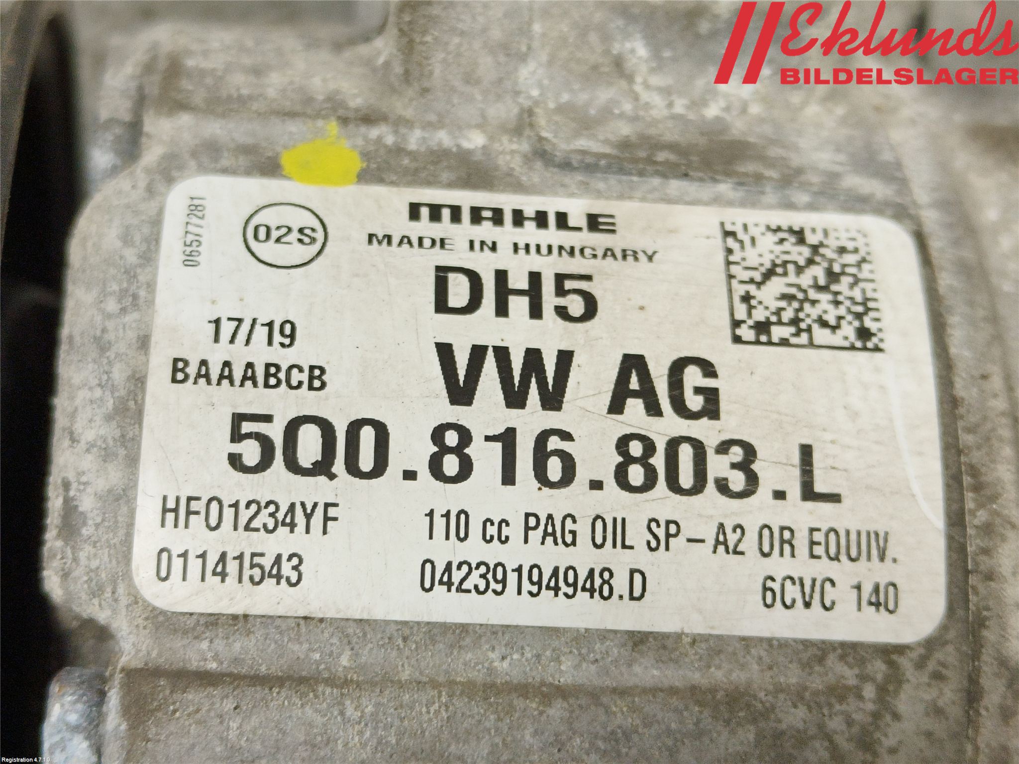 Skoda KODIAQ 17-24 Ac Kompressor