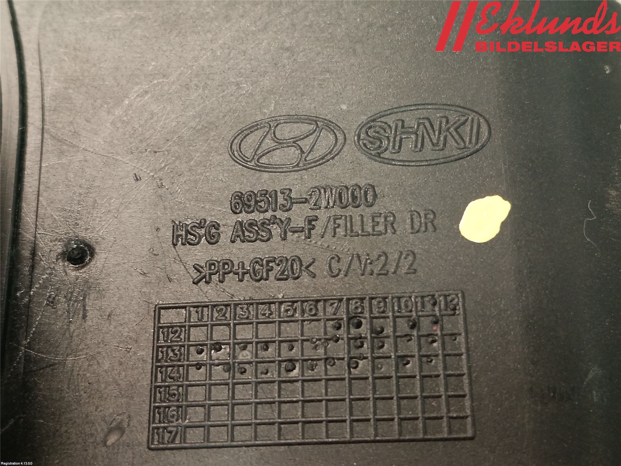 Hyundai SANTA FE 13-18 Tanklucka