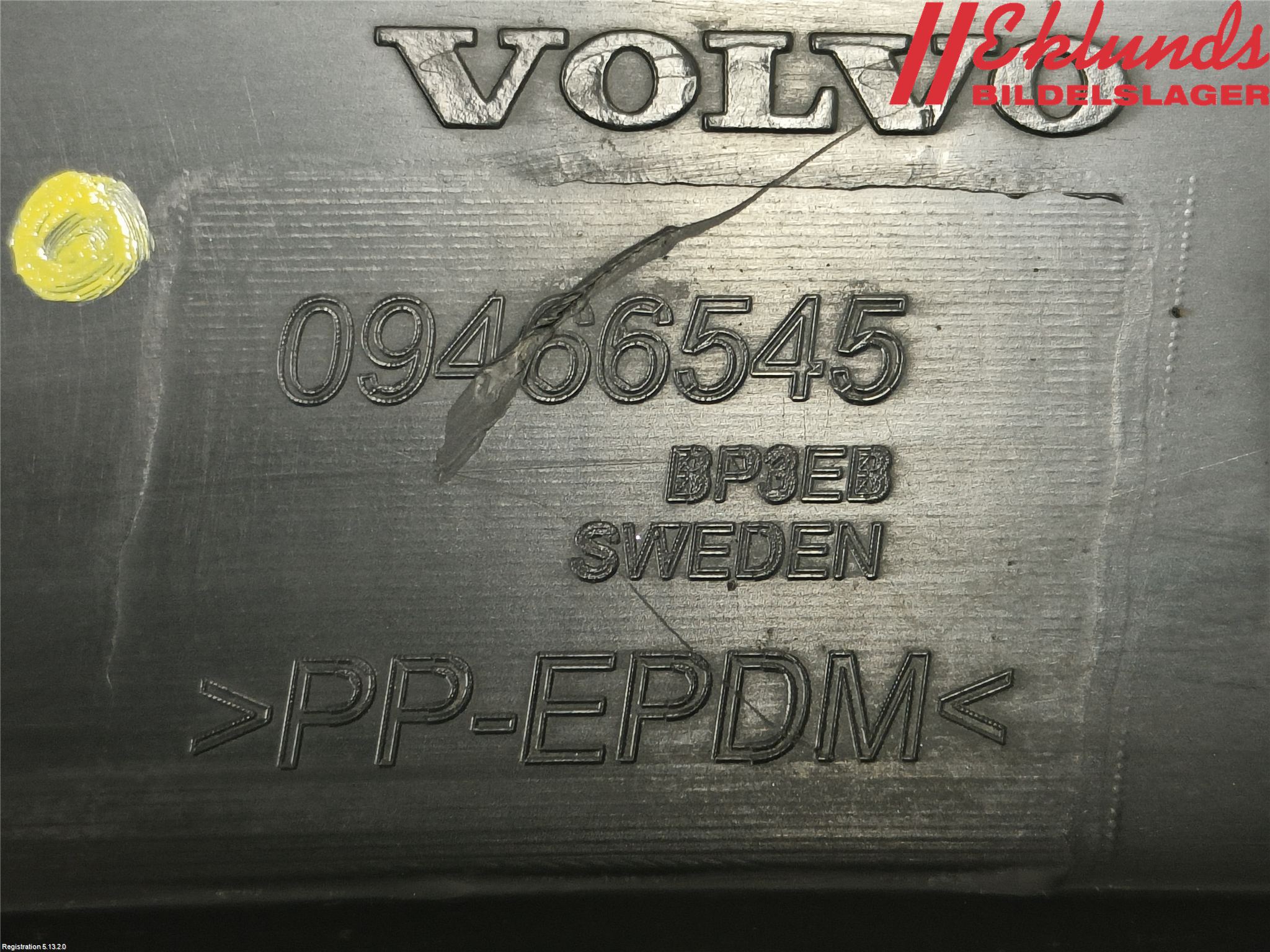 Volvo C70 06-10 Dimljussarg Fram