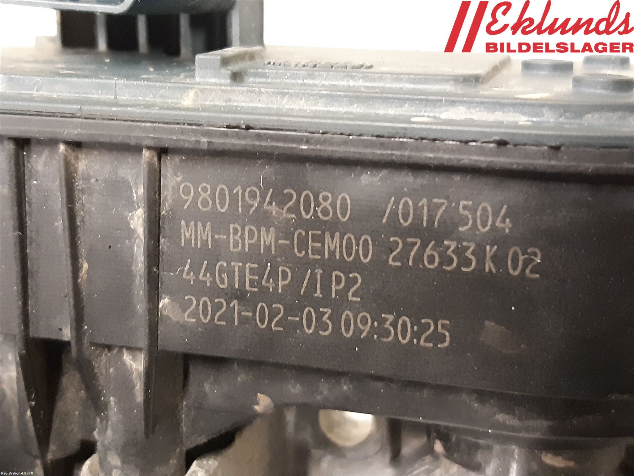 Peugeot 308 14-21 Injspjällhus