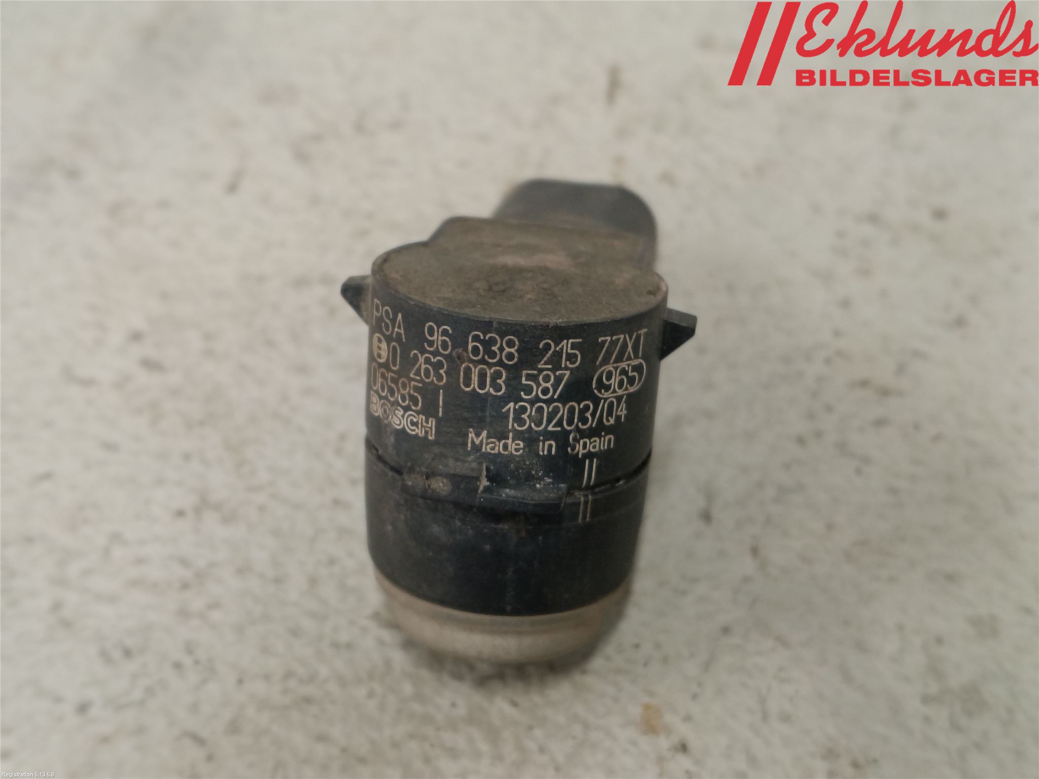 Peugeot PARTNER 08-15 Parkeringshjälp Backsensor