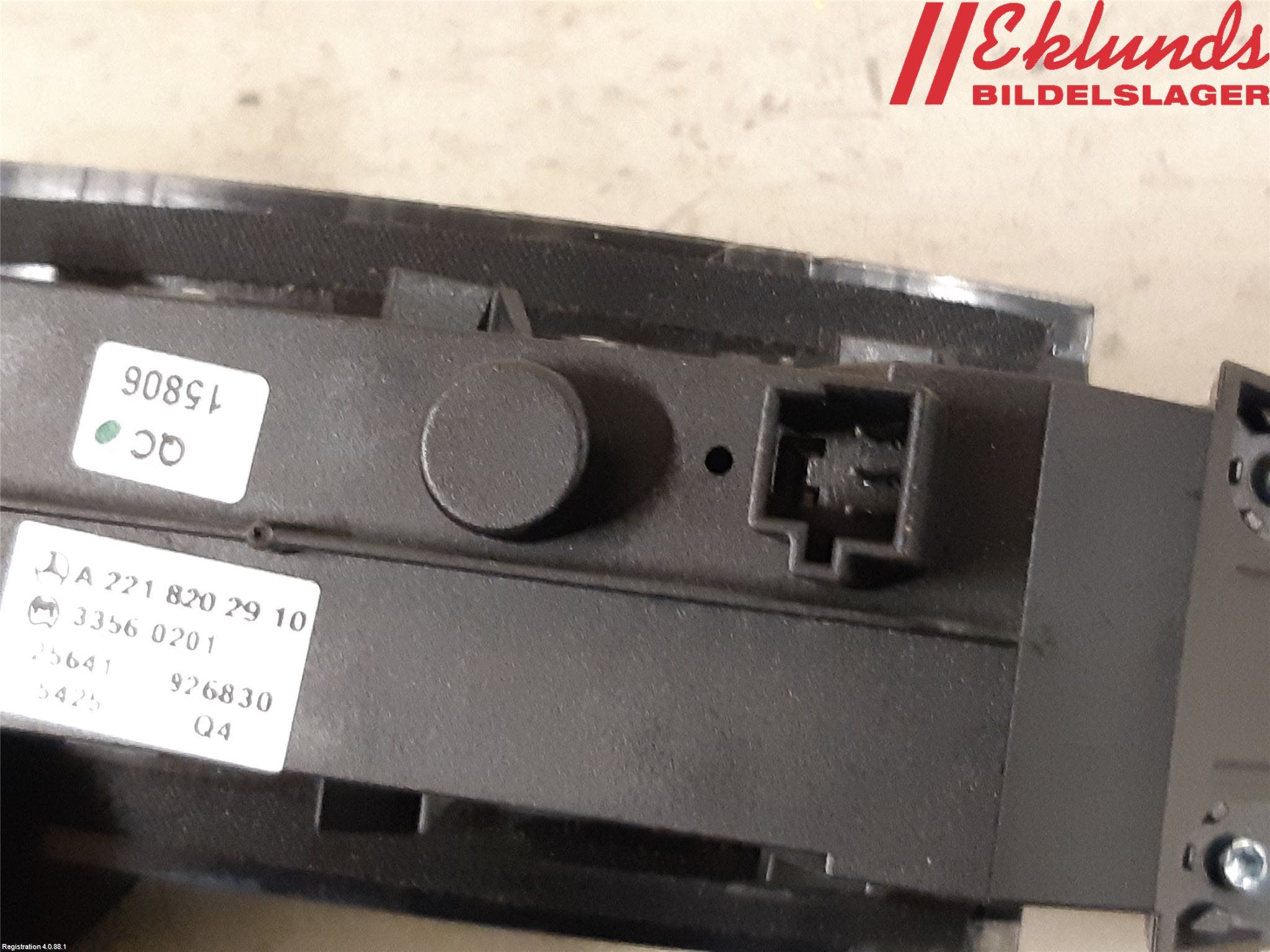 Mercedes-Benz MB S-KLASS (W221) 05-13 Strömställare Multifunktion