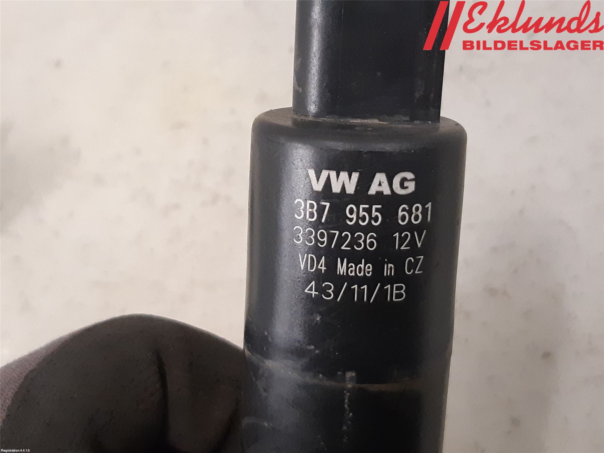 Volkswagen VW GOLF VI 09-13 Spolarpump Högtryck
