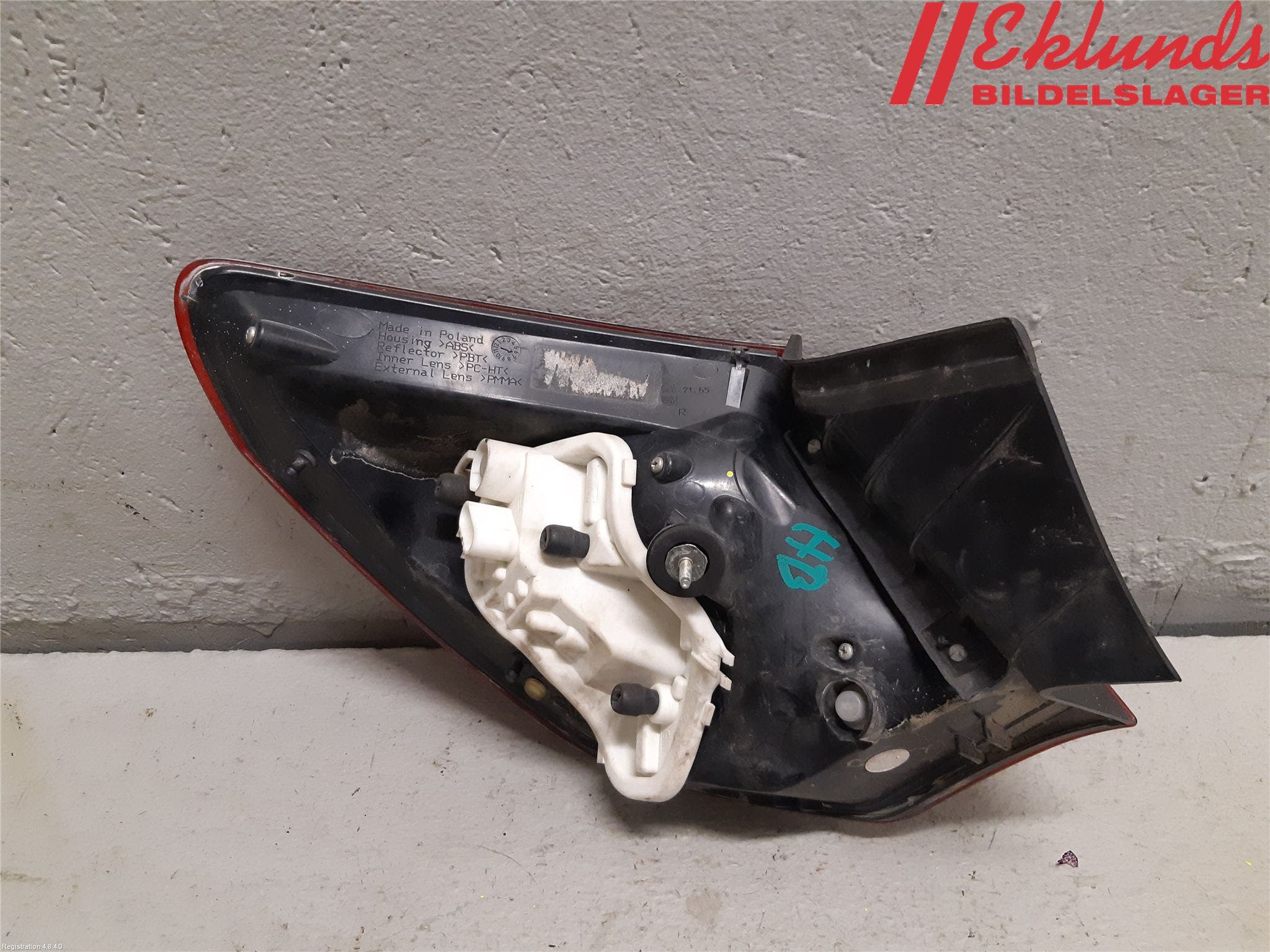 Opel ASTRA J 10-15 Bakljus Höger