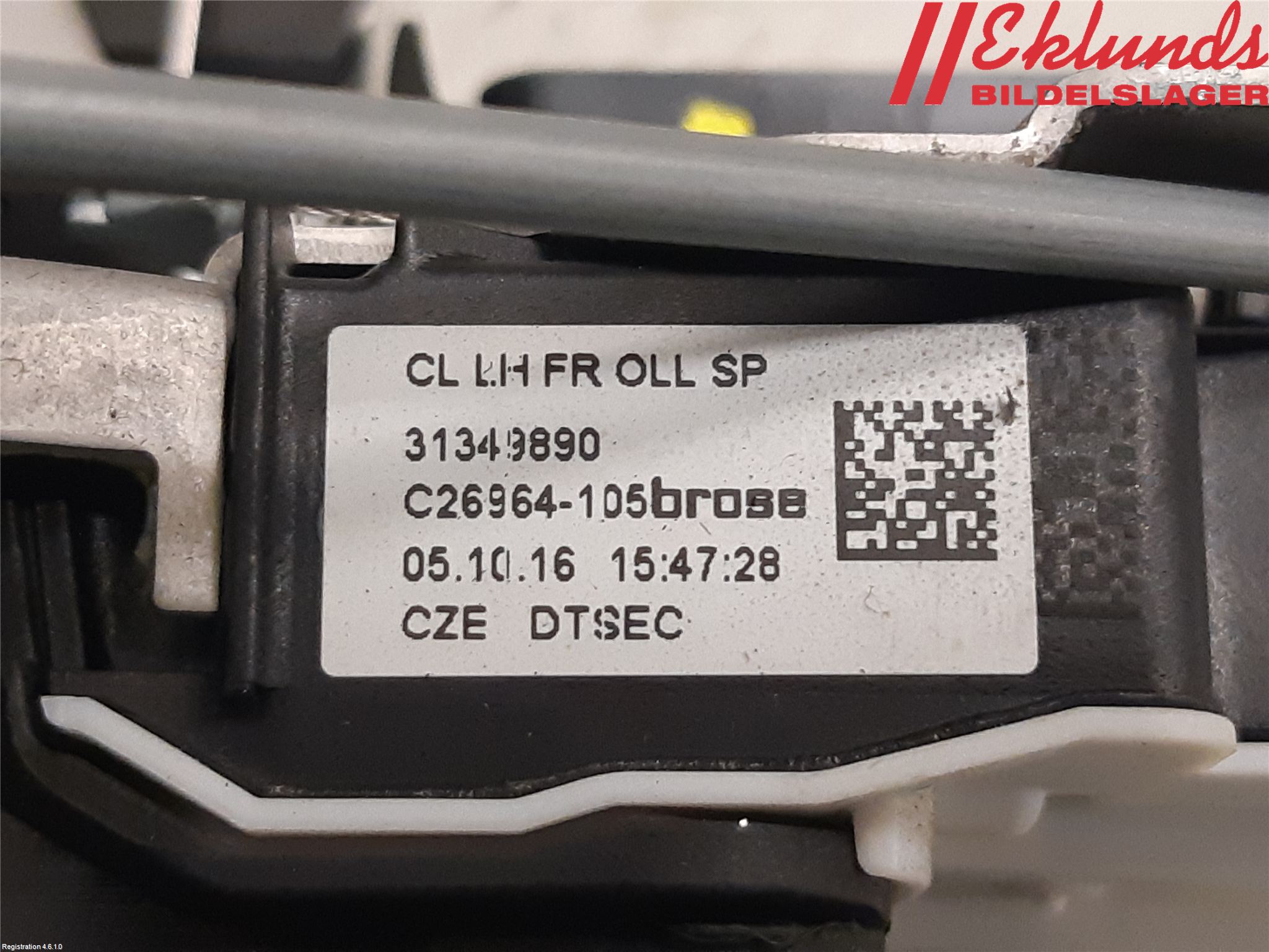 Volvo XC90/RECHARGE 16- Låskista-Dörrlås