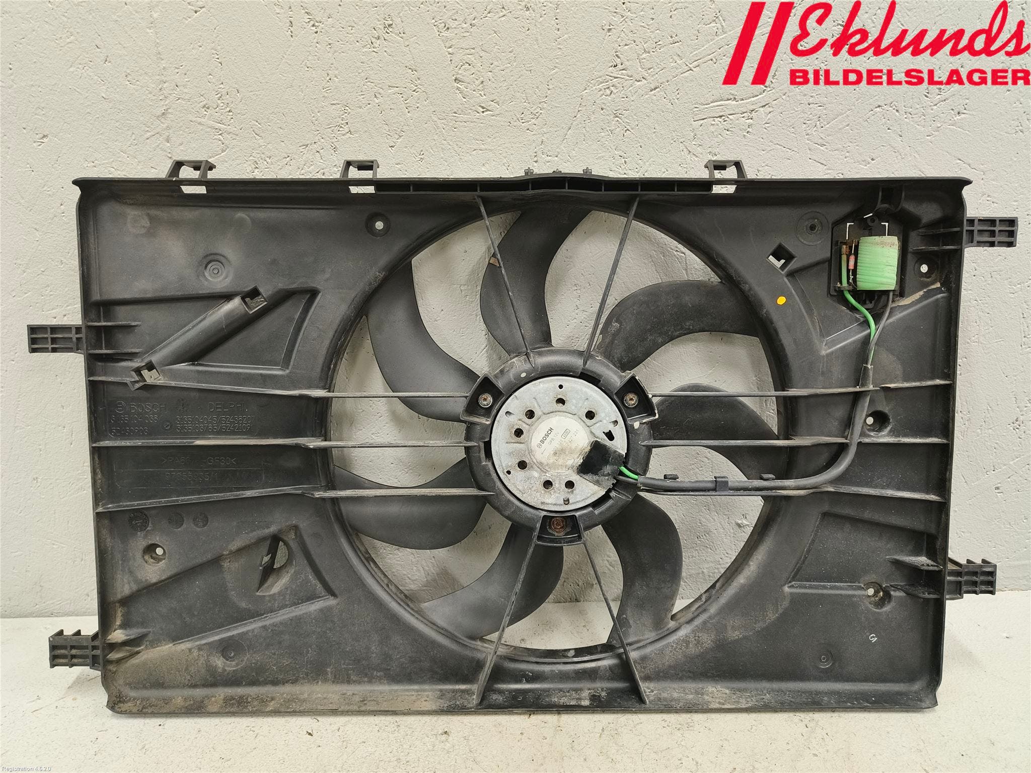 Opel ASTRA J 10-15 Kylfläkt El