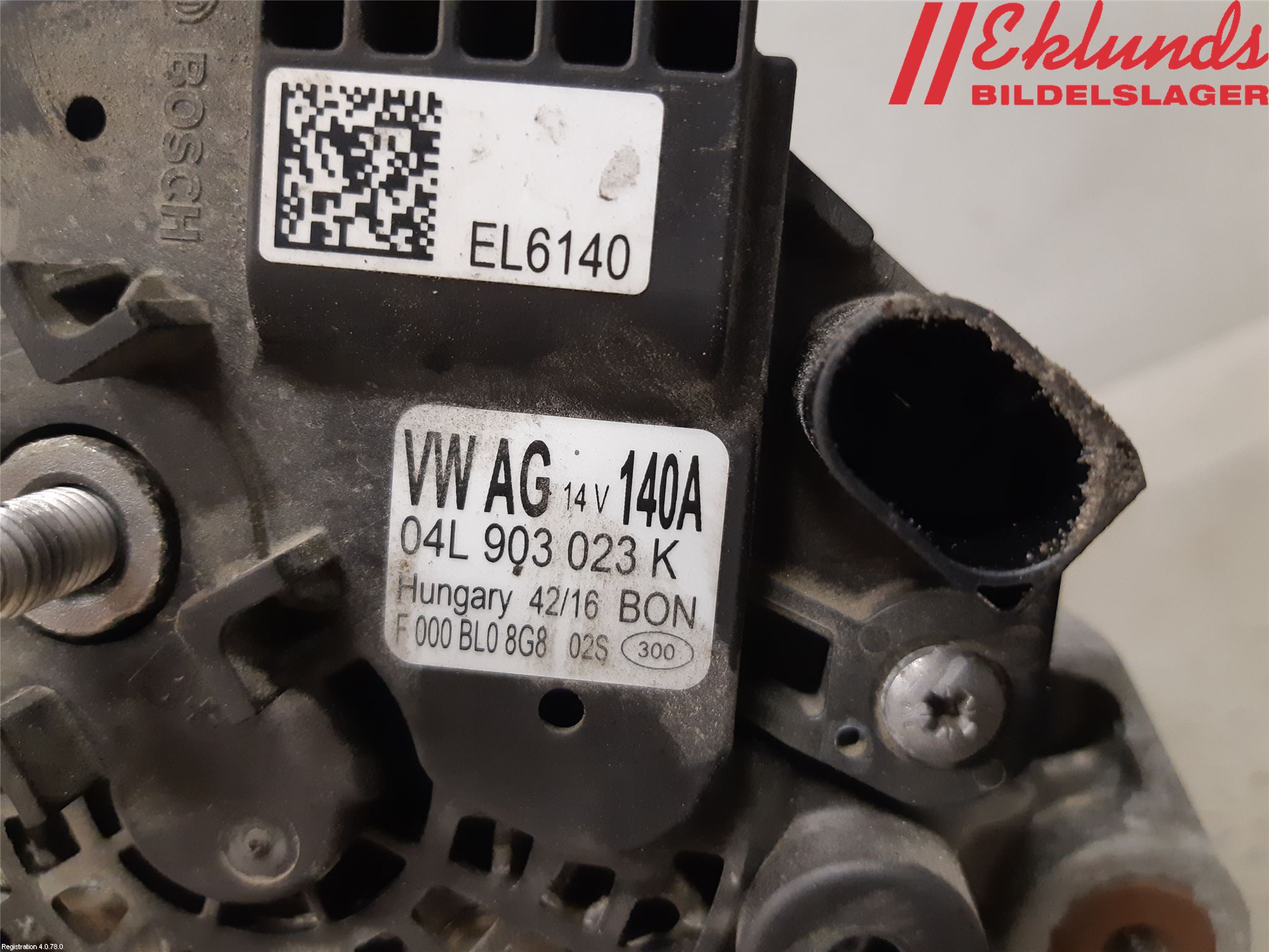 Audi Q2/SQ2 17- Generator