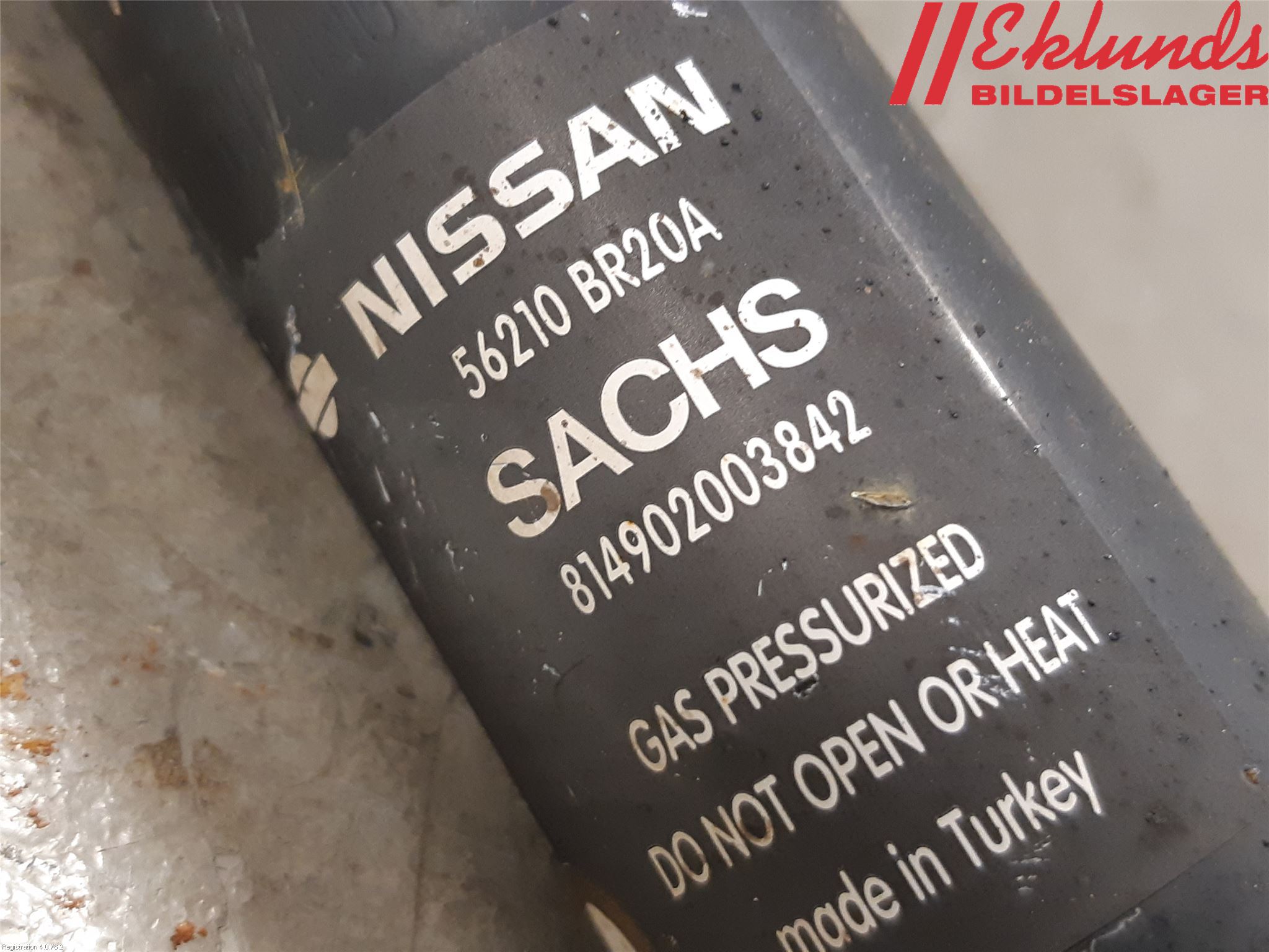 Nissan QASHQAI+2  10-14 Stötdämpare Bak