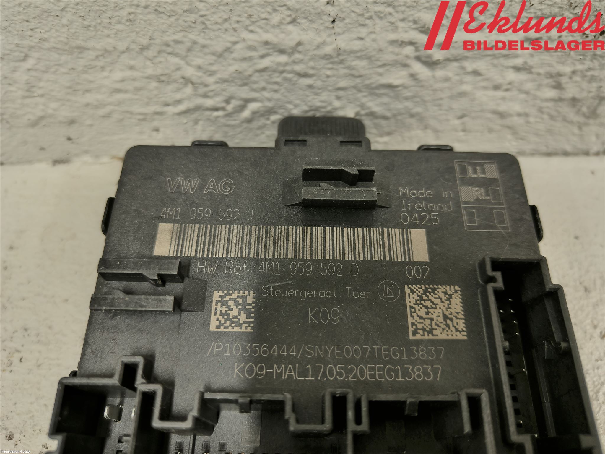 Audi A6 F2/C8 19- Styrenhet Dörr