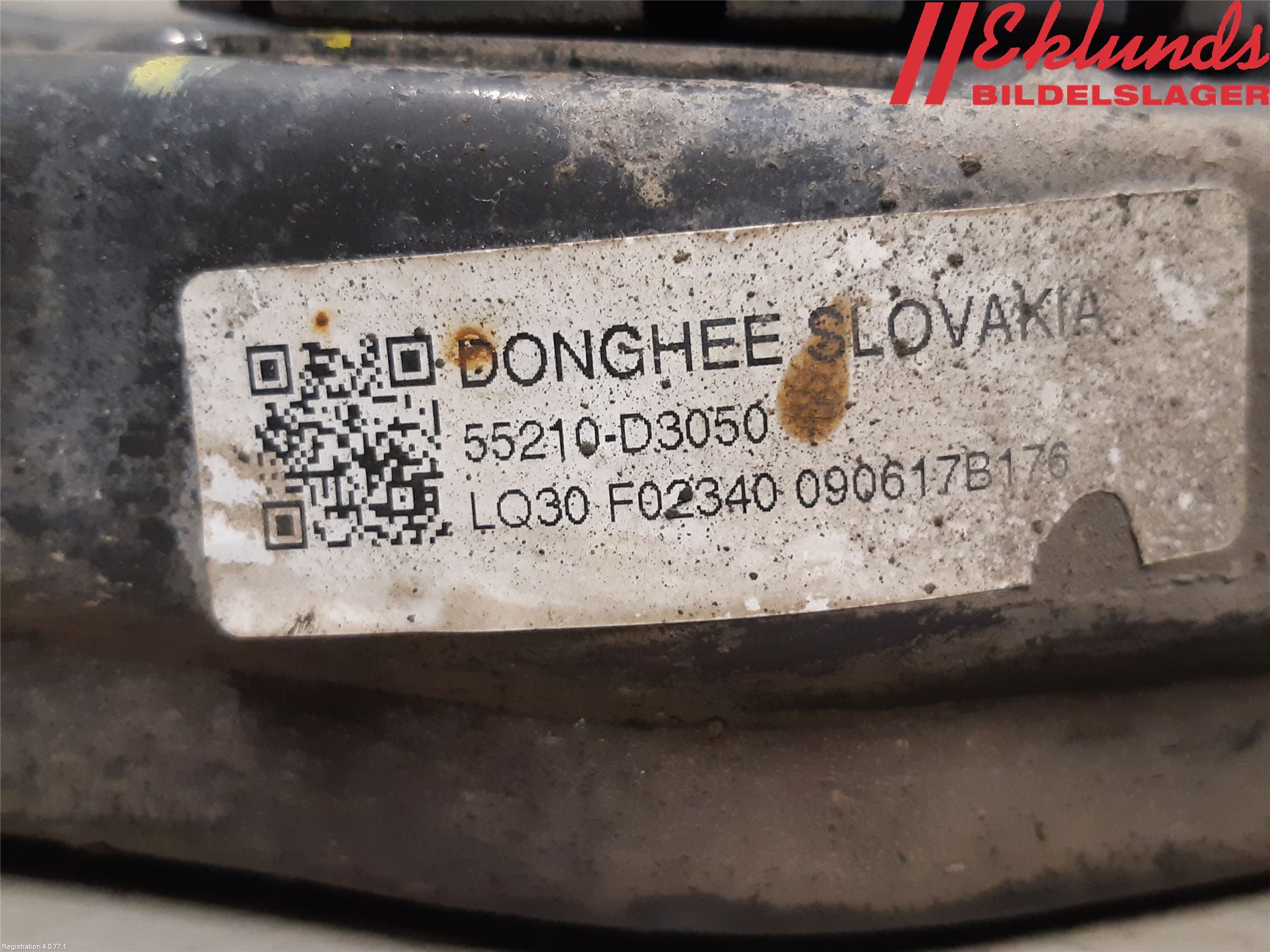 Kia SPORTAGE (QL) 16-21 Bärarm Bak Vänster