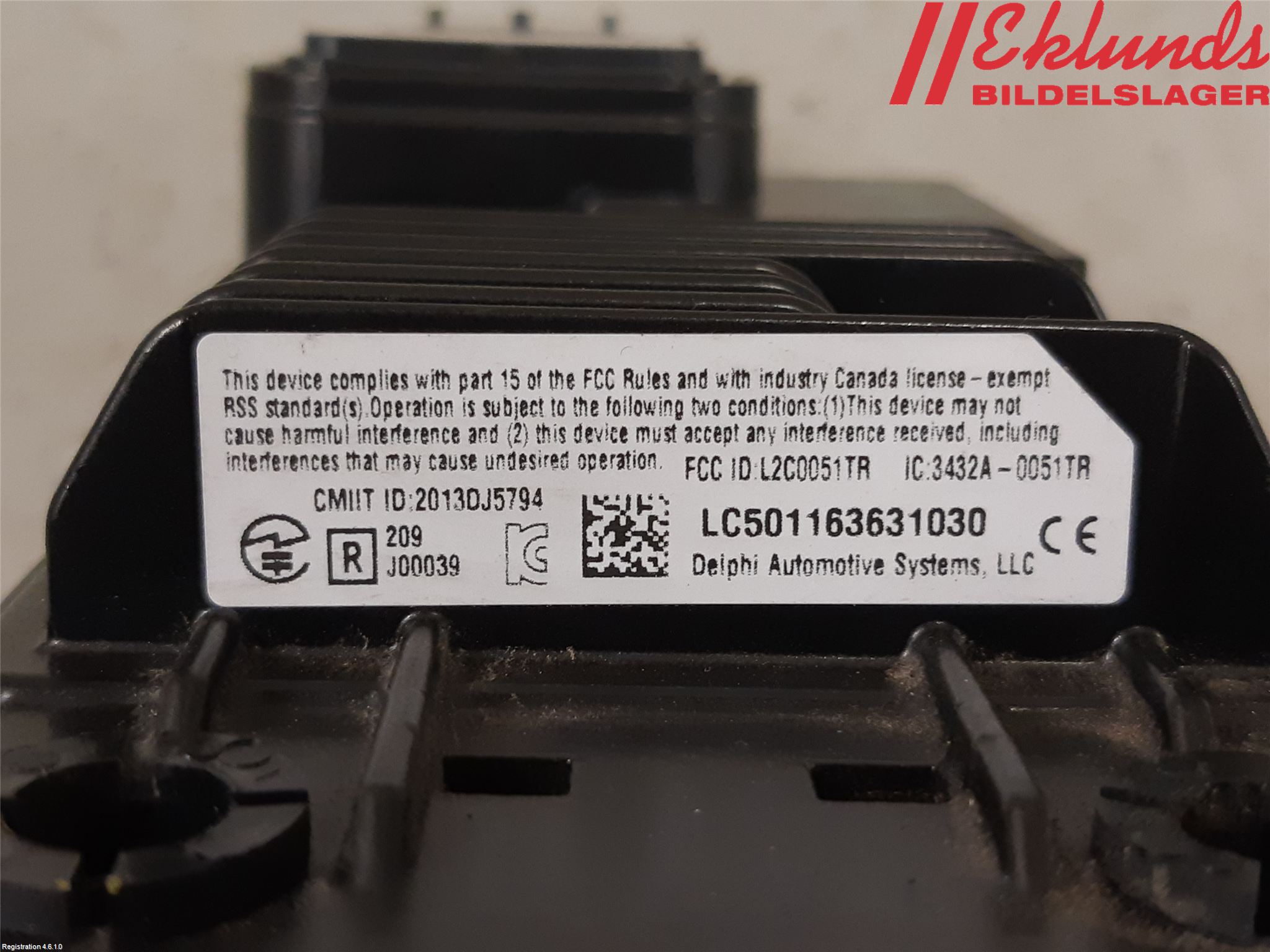 Volvo XC90/RECHARGE 16- Sensor Aktivt Kollisionsskydd