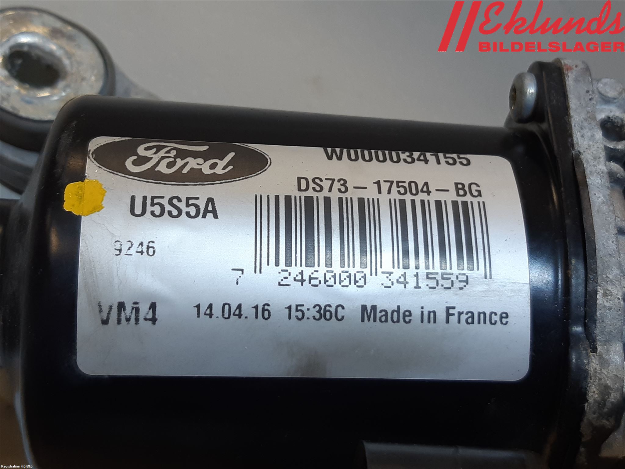Ford MONDEO 15-22 Torkarmotor Vindruta
