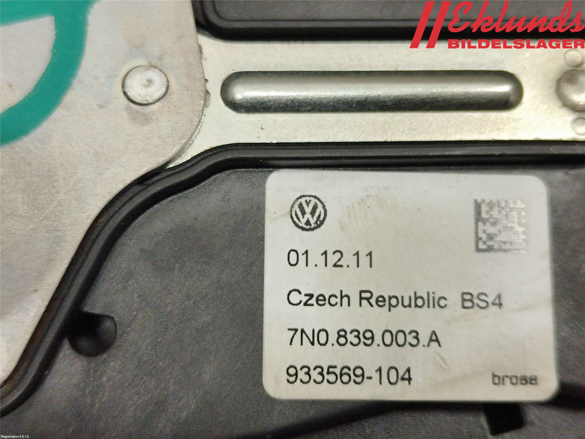 Volkswagen VW SHARAN 11- Centrallåsmotor Vänster