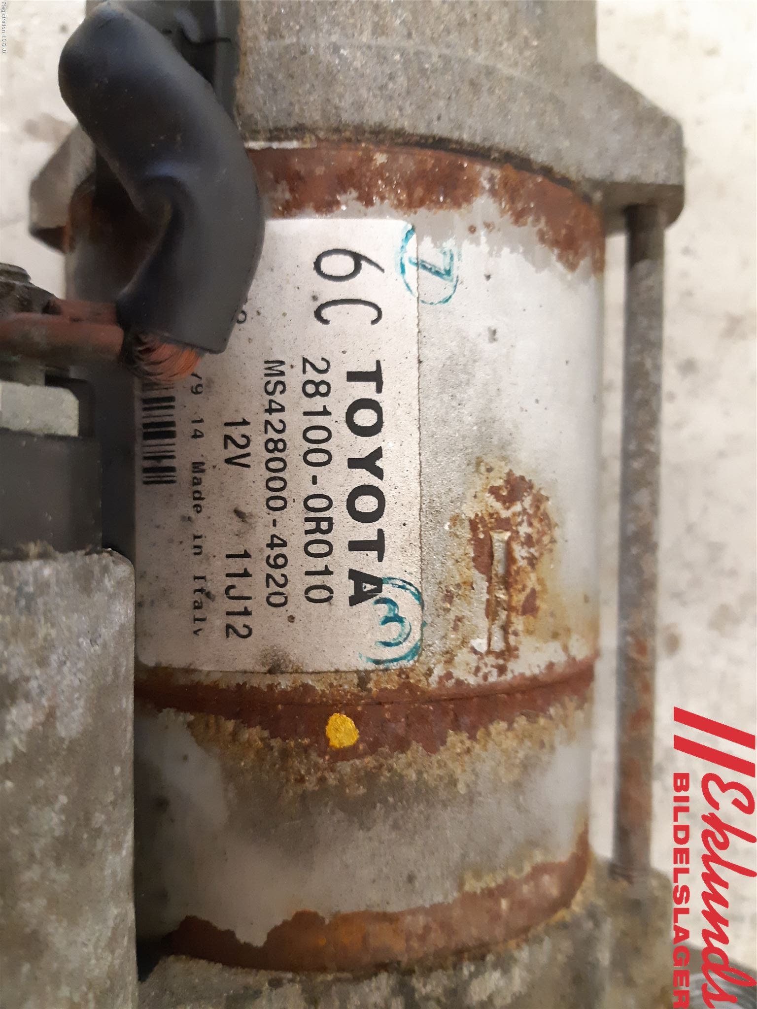 Toyota AVENSIS 07-08 Startmotor Diesel