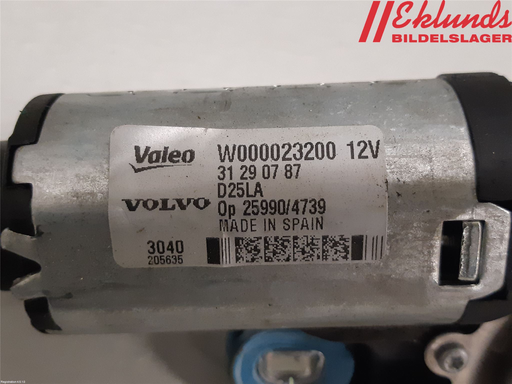 Volvo V70 08-13 Torkarmotor Baklucka